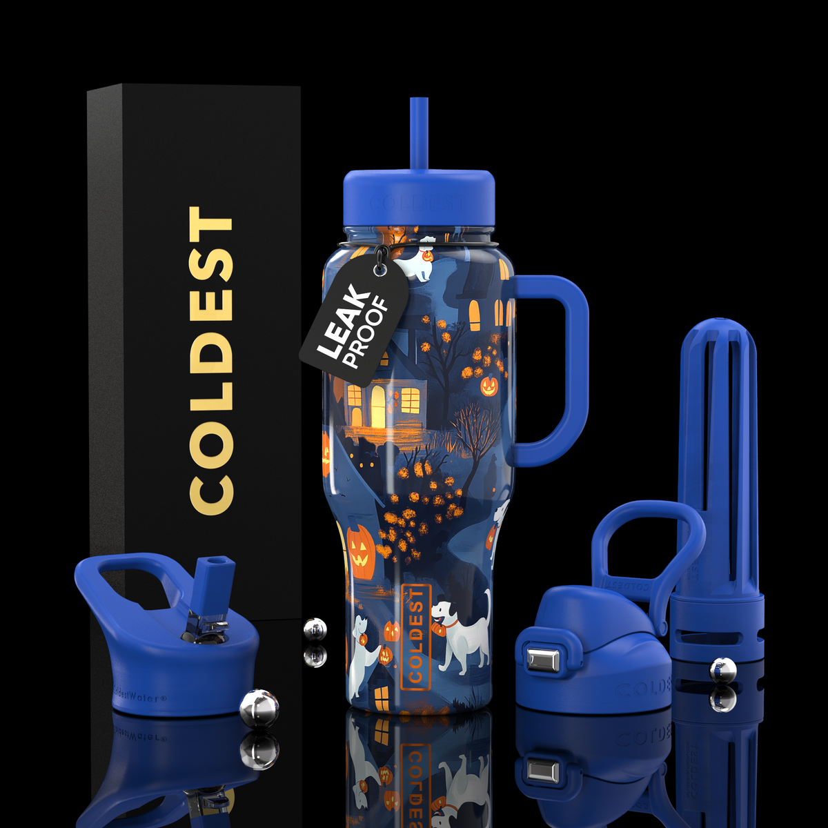 COLDEST 36oz Limitless Ultra v8 water bottle – Paw or Treat design