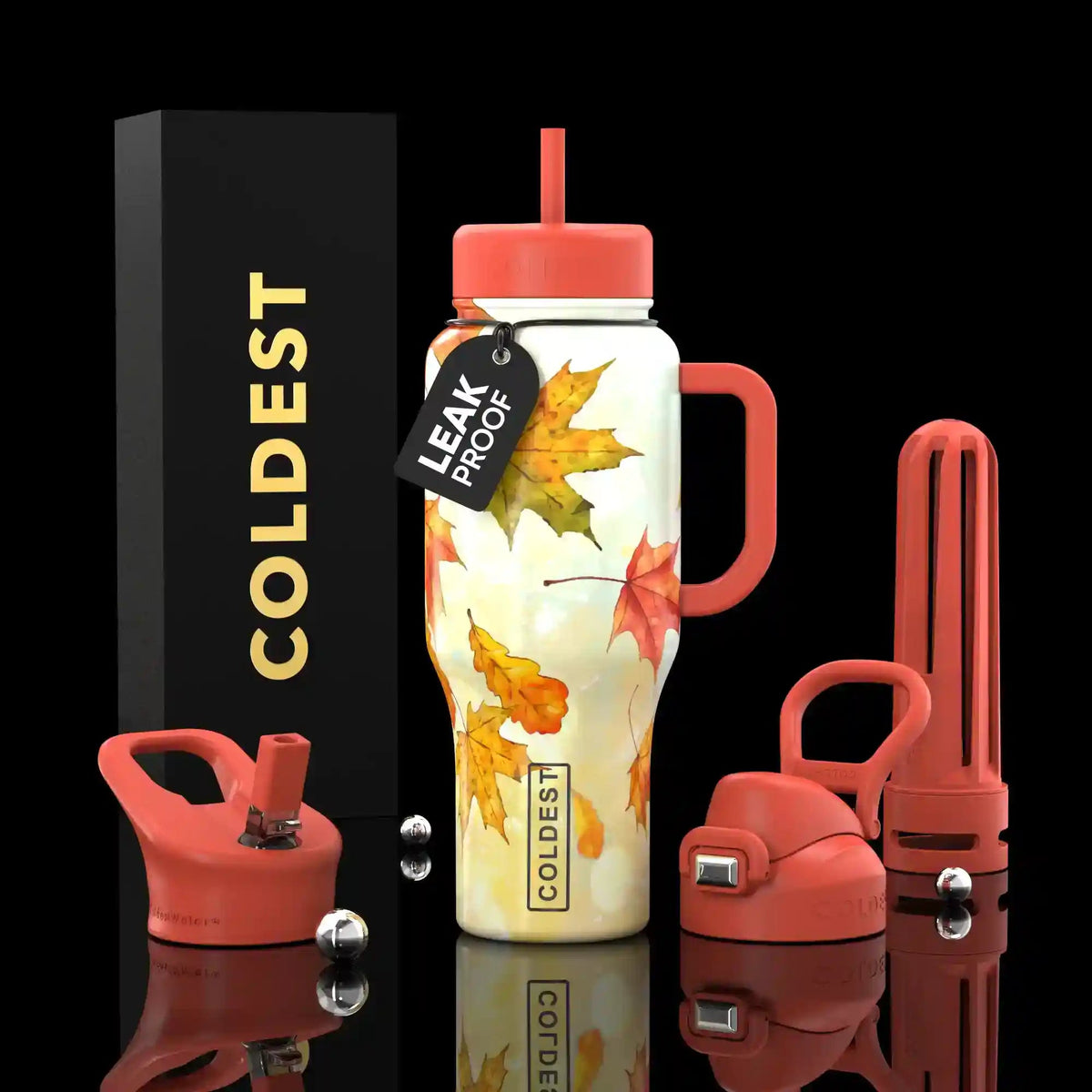 COLDEST 36oz Limitless Ultra v8 water bottle – featured design product photo