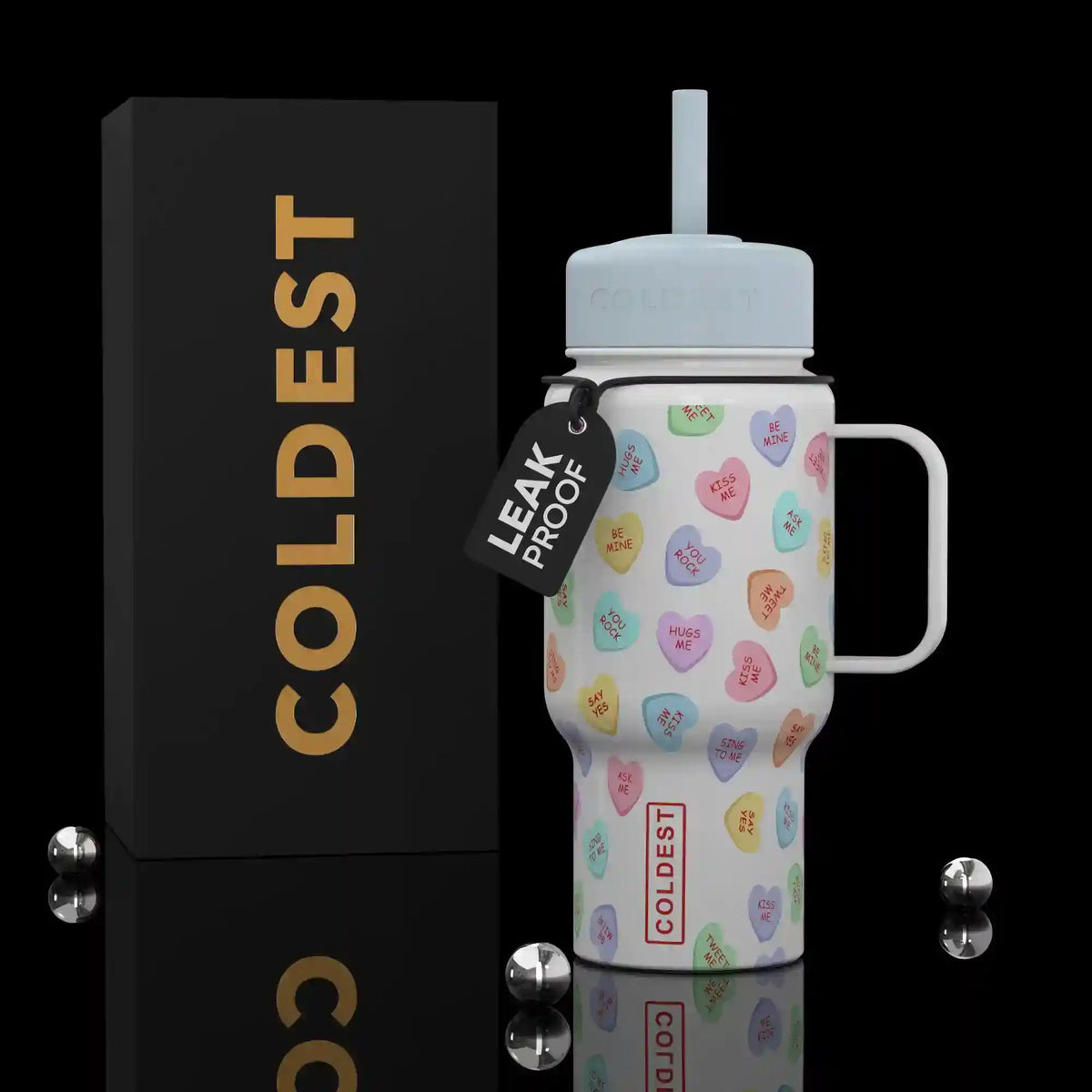 COLDEST 6.7oz mini water bottle – featured design product photo