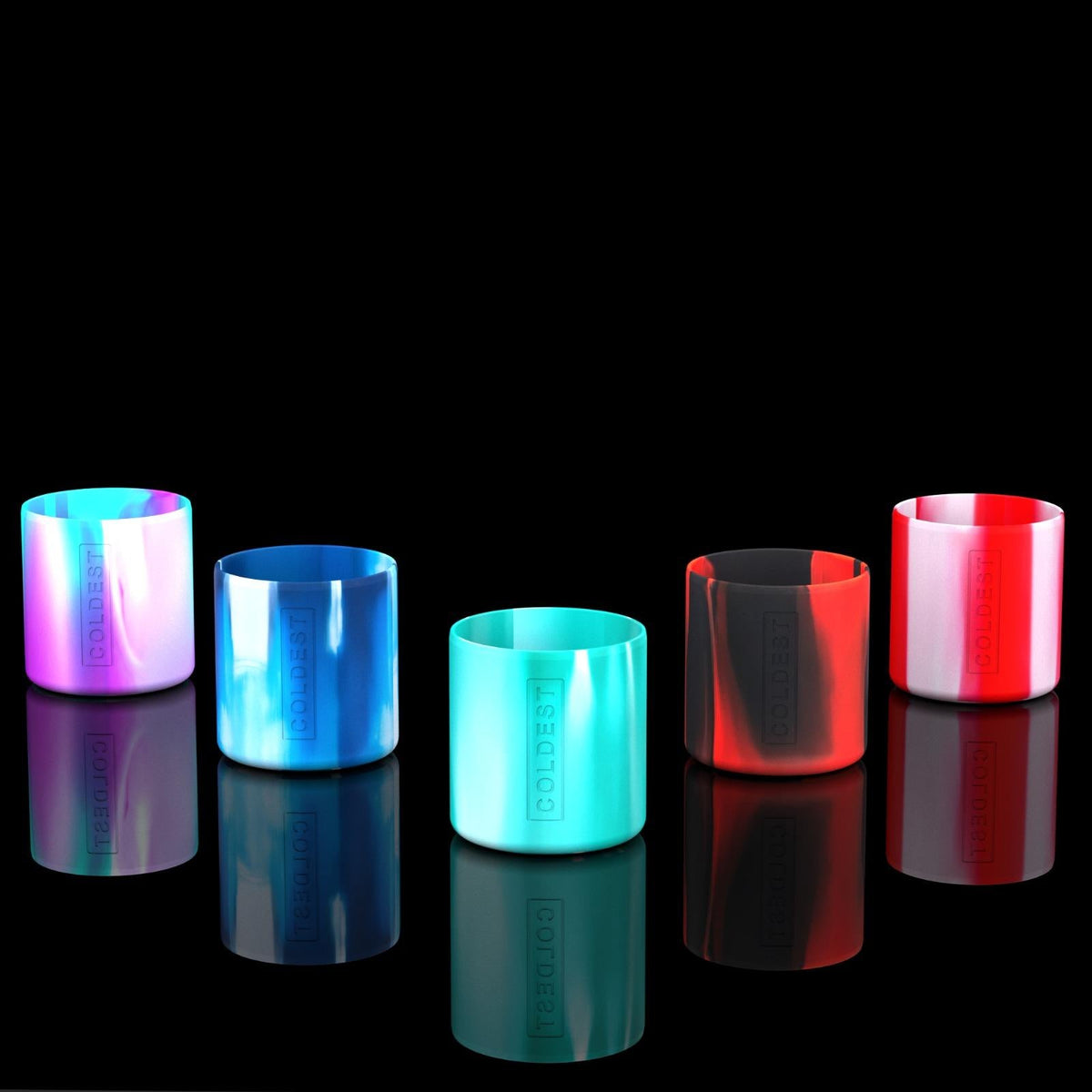 COLDEST protective bottle boots 5-pack – featured design product photo