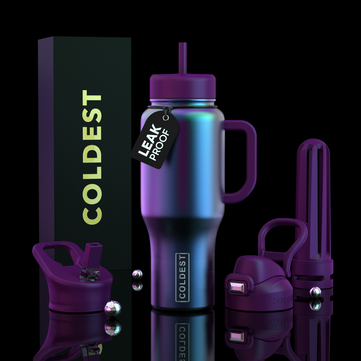 COLDEST 36oz Limitless Ultra v8 water bottle – product gallery image 9