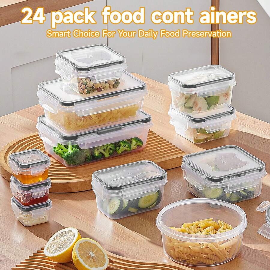 50-Piece Food Storage Container Set with Lids - product view 7