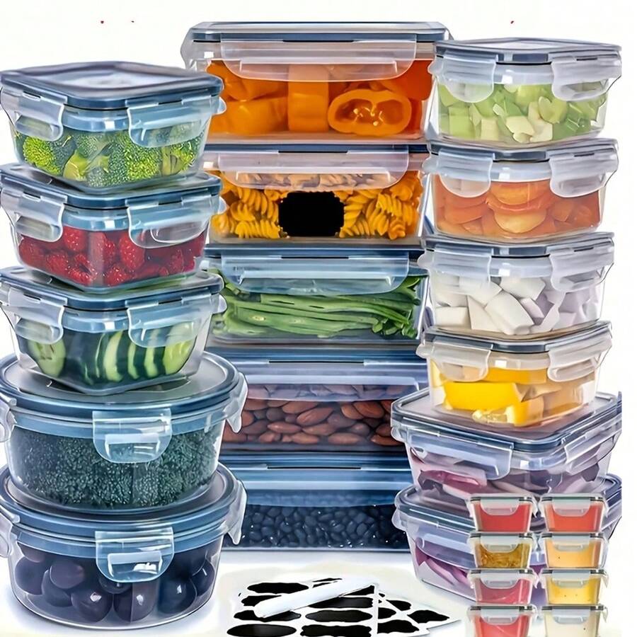 50-Piece Food Storage Container Set with Lids - product view 6