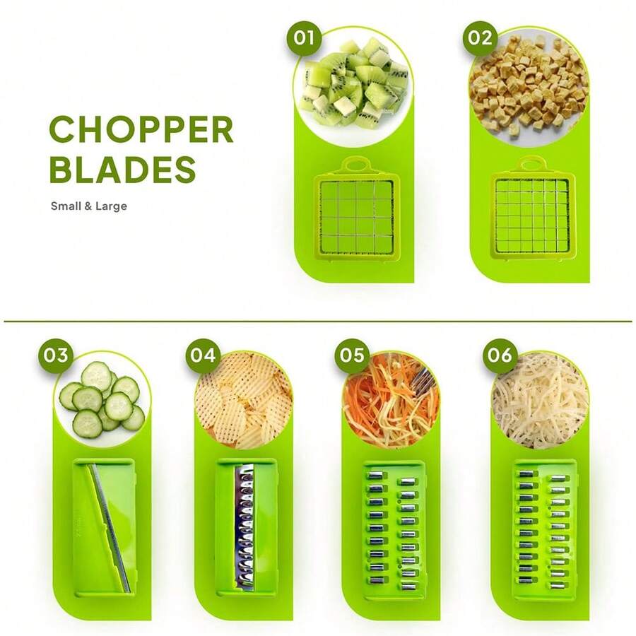 15-in-1 Vegetable Chopper & Kitchen Slicer - product view 13