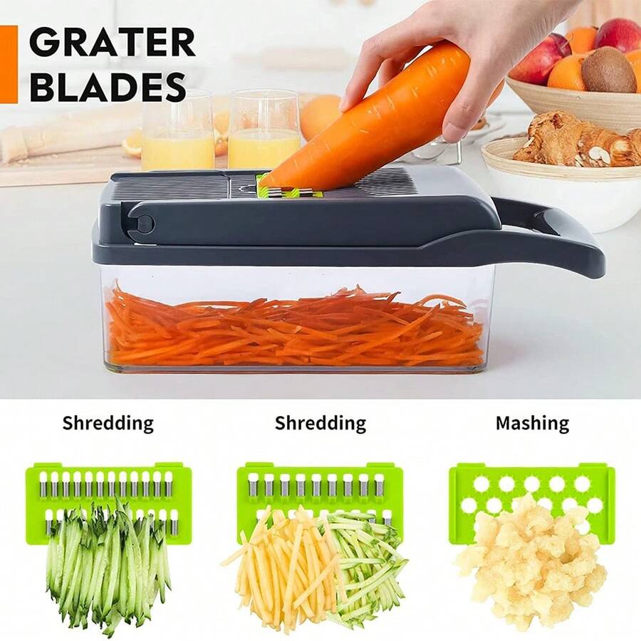 15-in-1 Vegetable Chopper & Kitchen Slicer - product view 11
