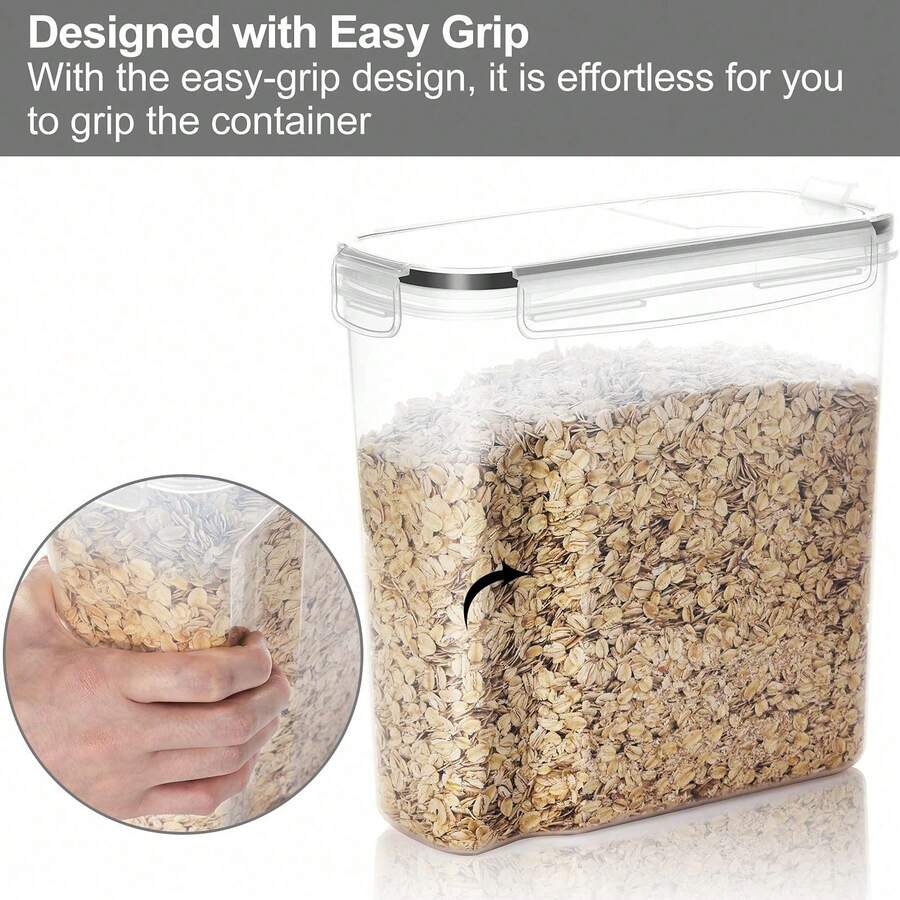 4-Pack 4L Airtight Cereal Storage Containers – gallery image 7