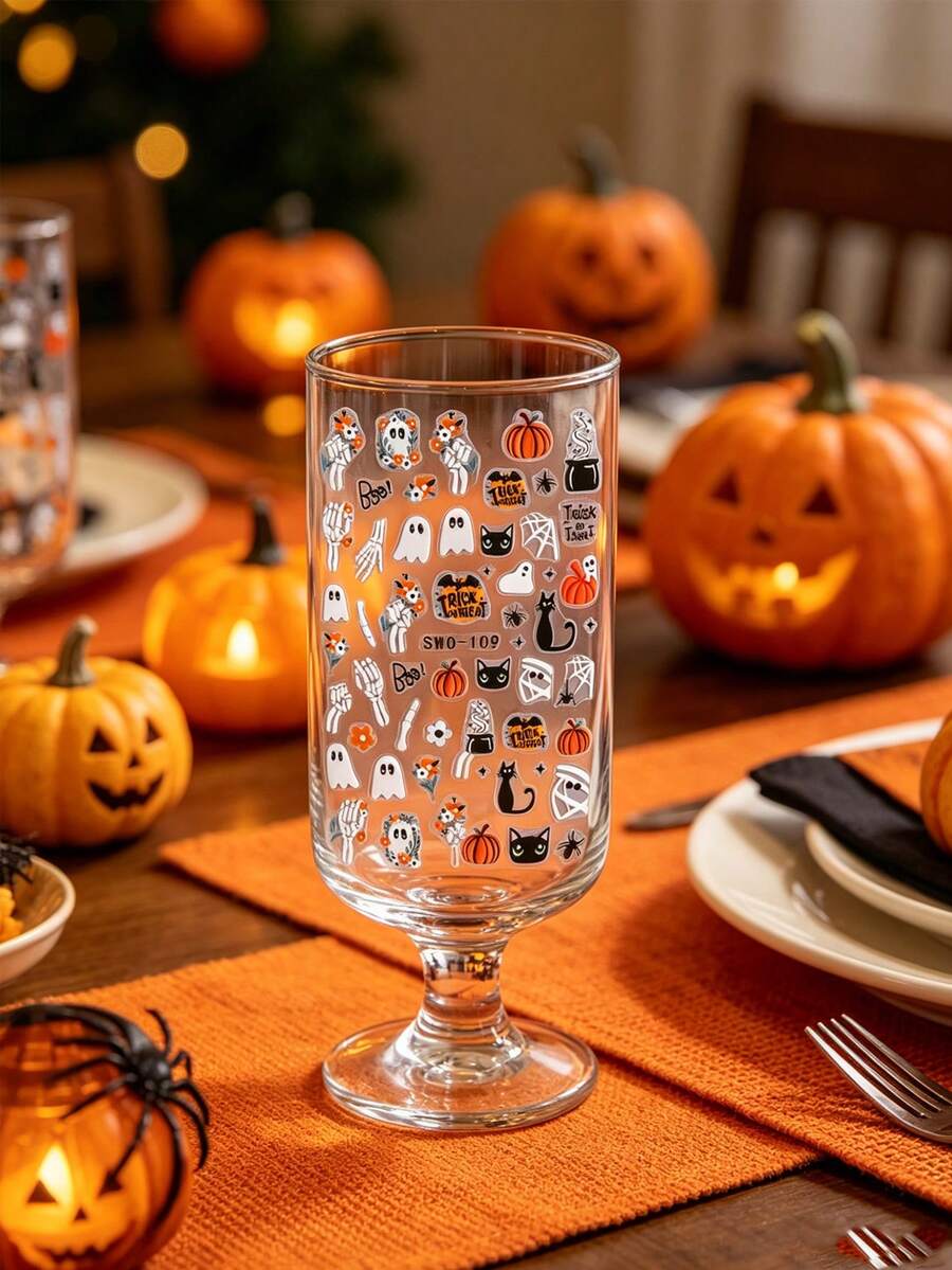 3D Halloween Nail Art Stickers – Ghosts & Pumpkins – gallery image 9