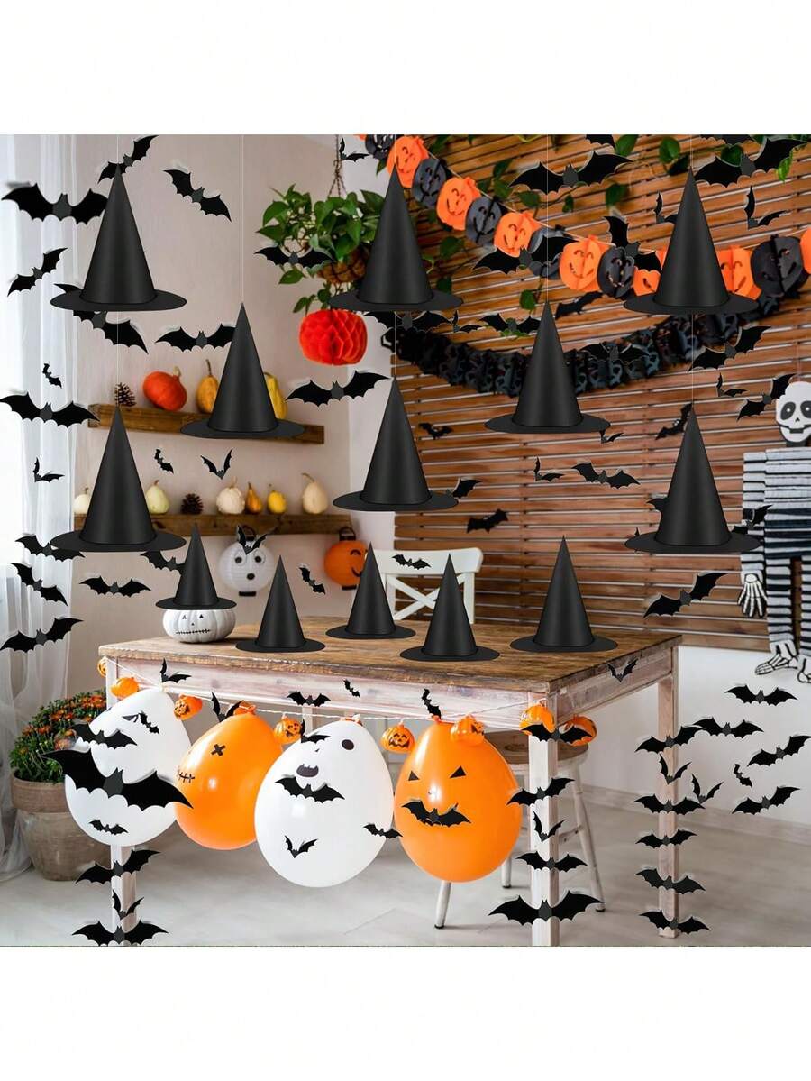 3D Halloween Bat Wall Stickers – 16 to 96 Pieces – product image 8