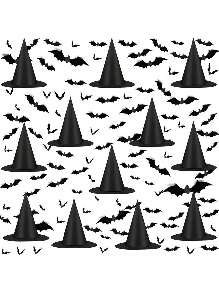 3D Halloween Bat Wall Stickers – 16 to 96 Pieces – product image 9