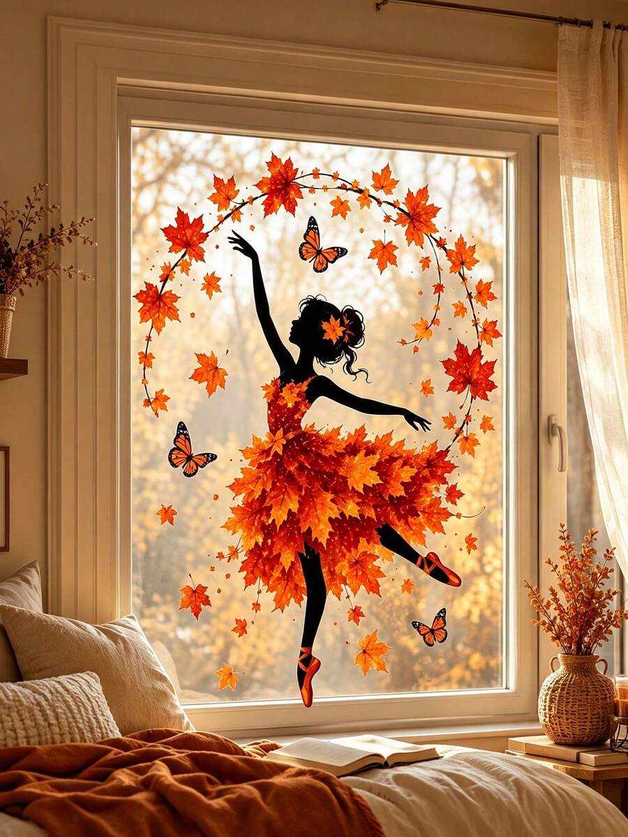 Christmas Nutcracker & Ballerina Window Clings - product view 13