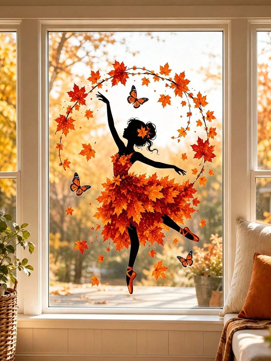 Christmas Nutcracker & Ballerina Window Clings - product view 11
