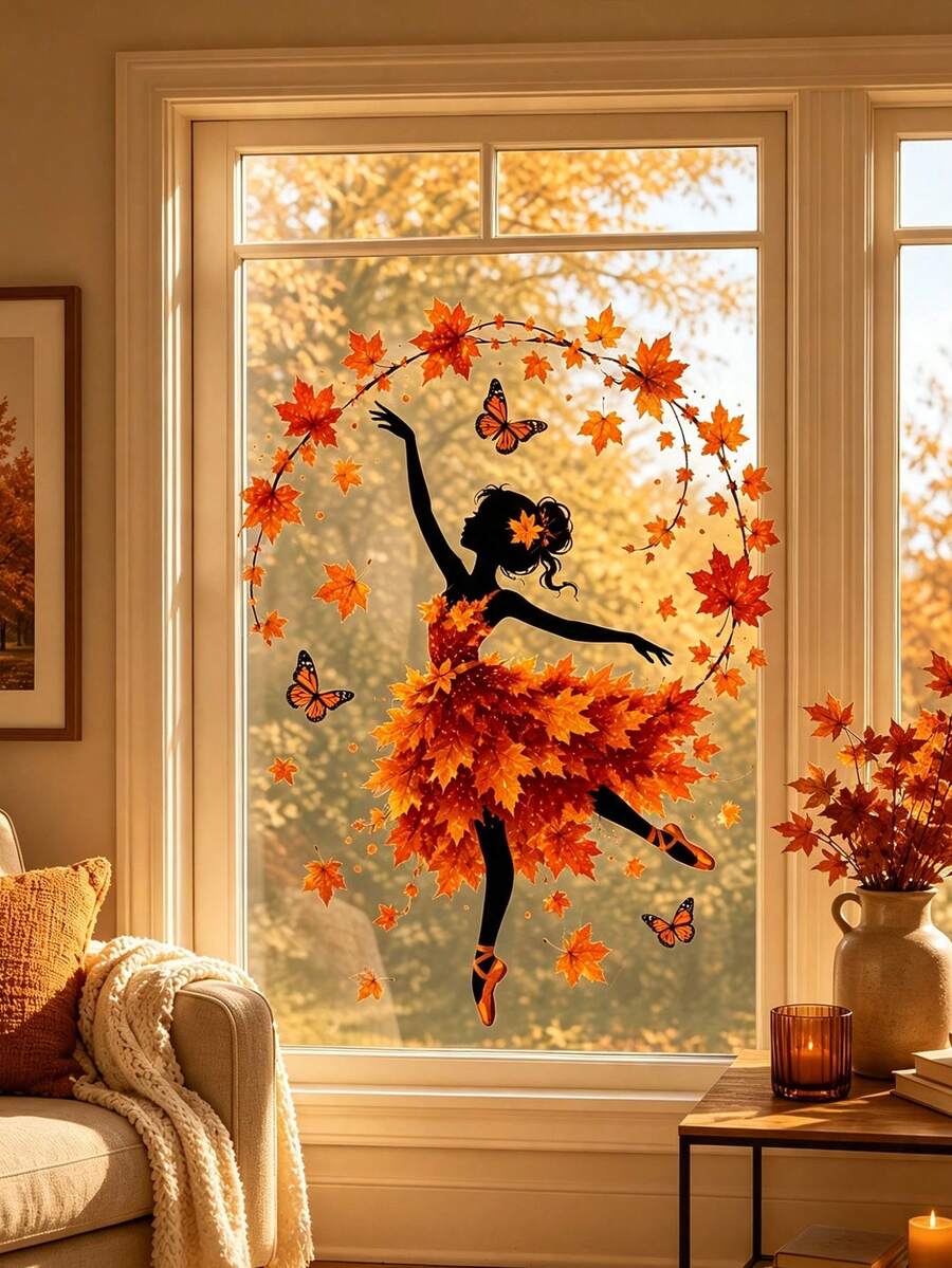 Christmas Nutcracker & Ballerina Window Clings - product view 14