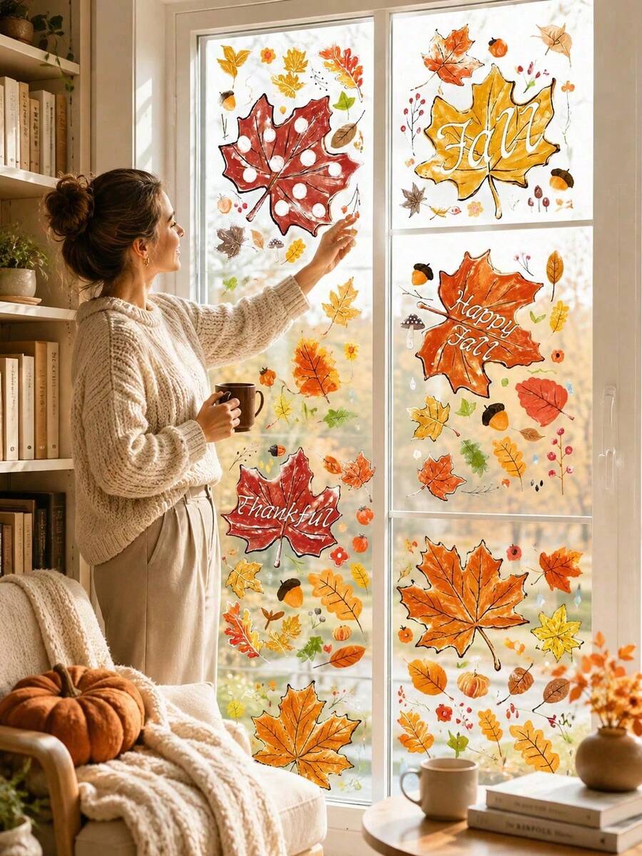 Christmas Nutcracker & Ballerina Window Clings - product view 17