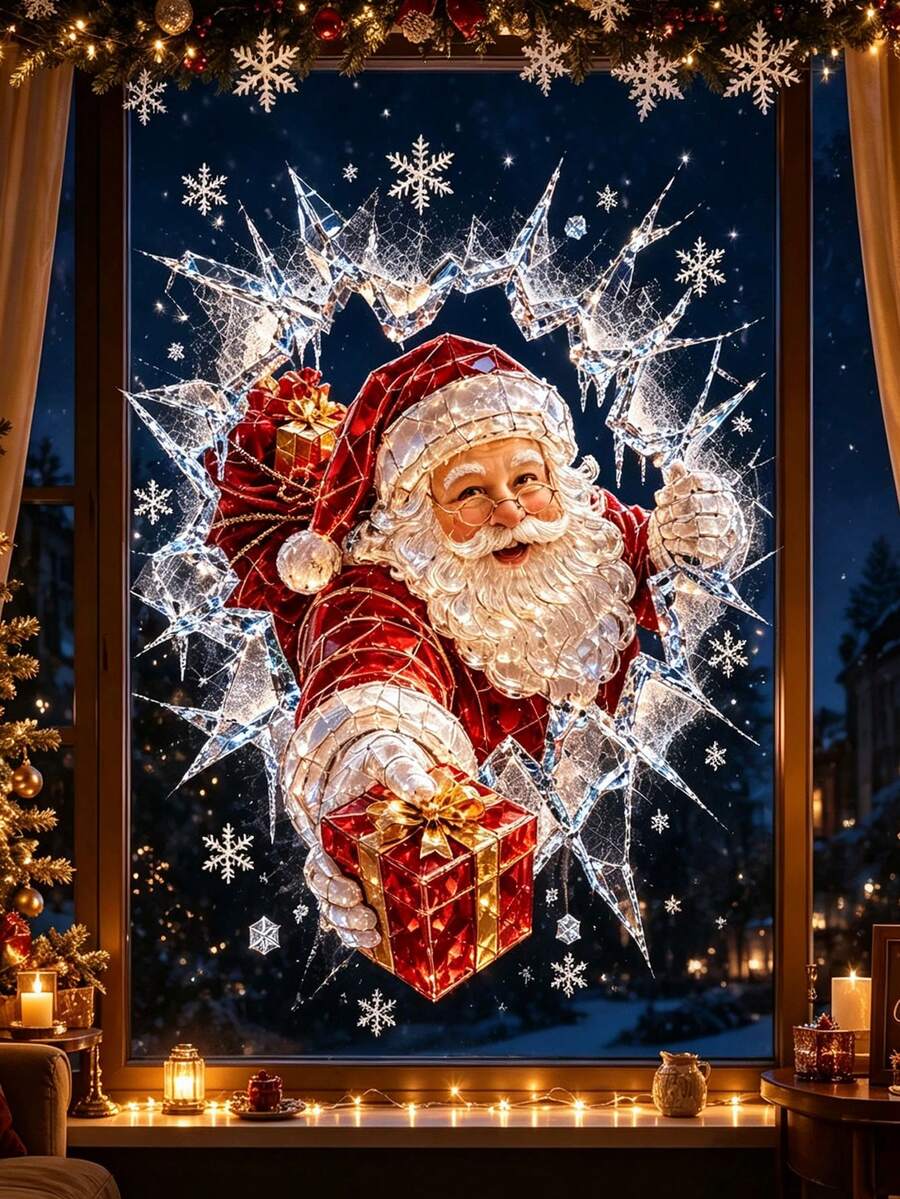 Christmas Nutcracker & Ballerina Window Clings - product view 25