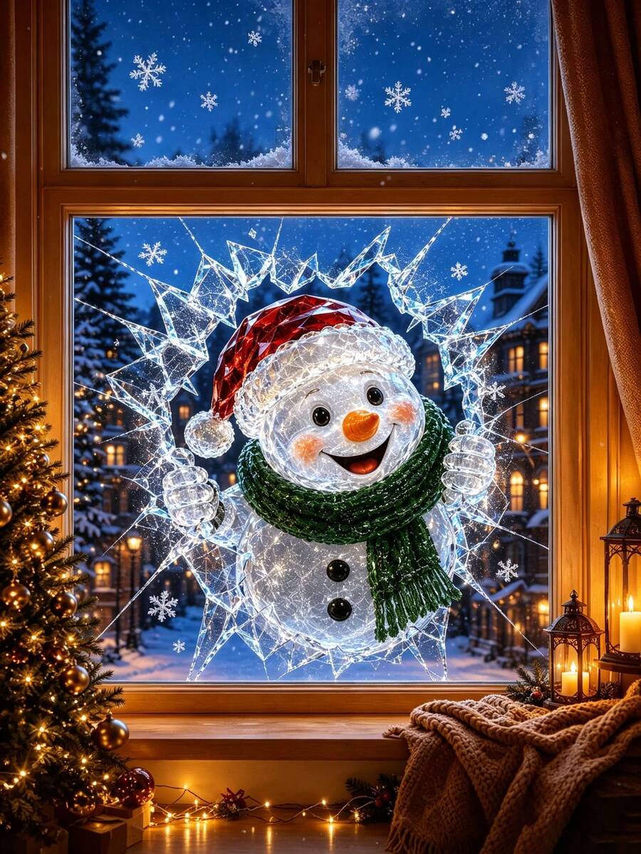 Christmas Nutcracker & Ballerina Window Clings - product view 27