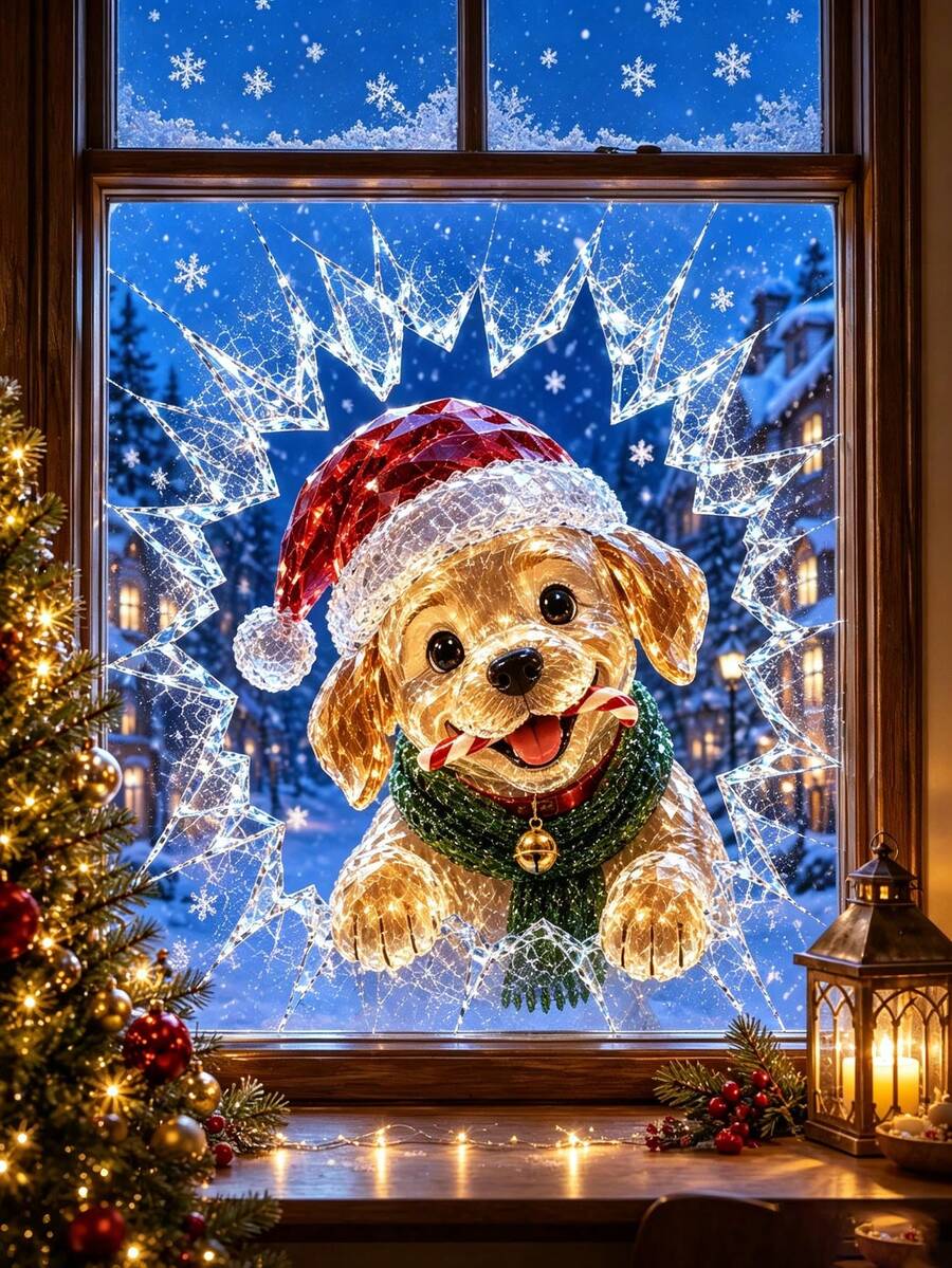 Christmas Nutcracker & Ballerina Window Clings - product view 29