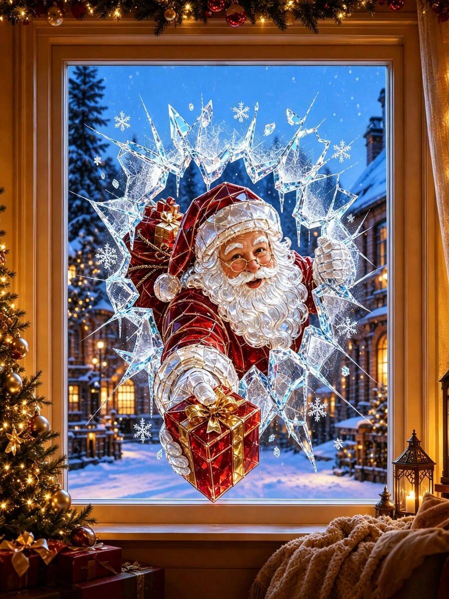 Christmas Nutcracker & Ballerina Window Clings - product view 26