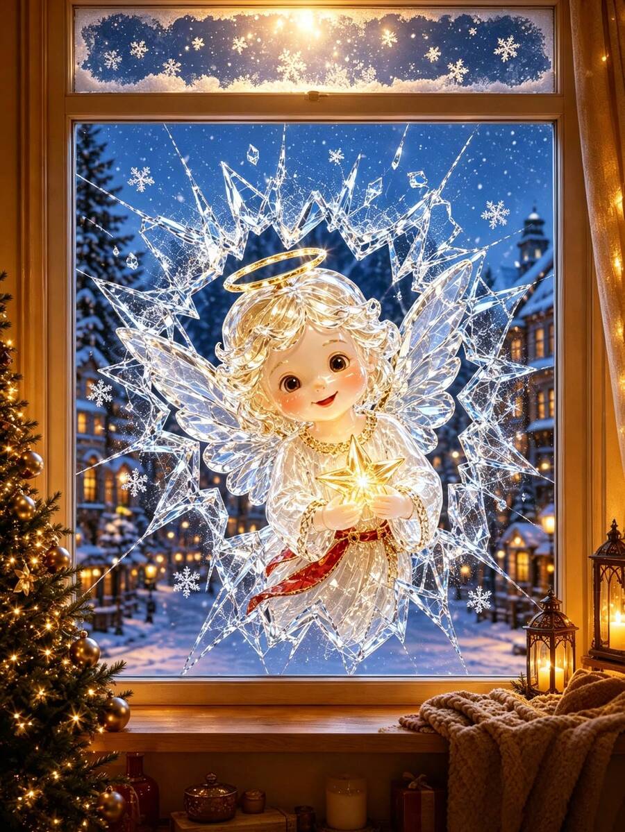 Christmas Nutcracker & Ballerina Window Clings - product view 28