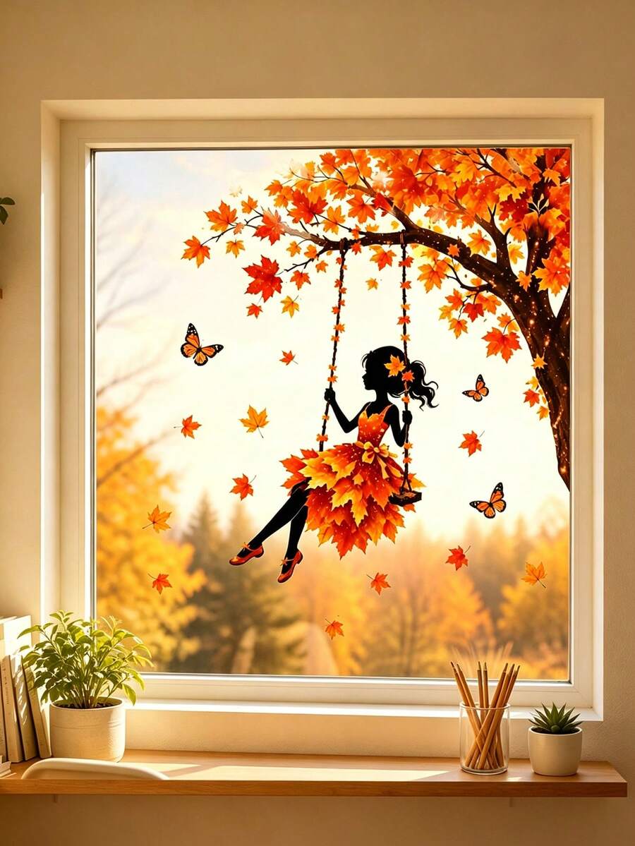 Christmas Nutcracker & Ballerina Window Clings - product view 42