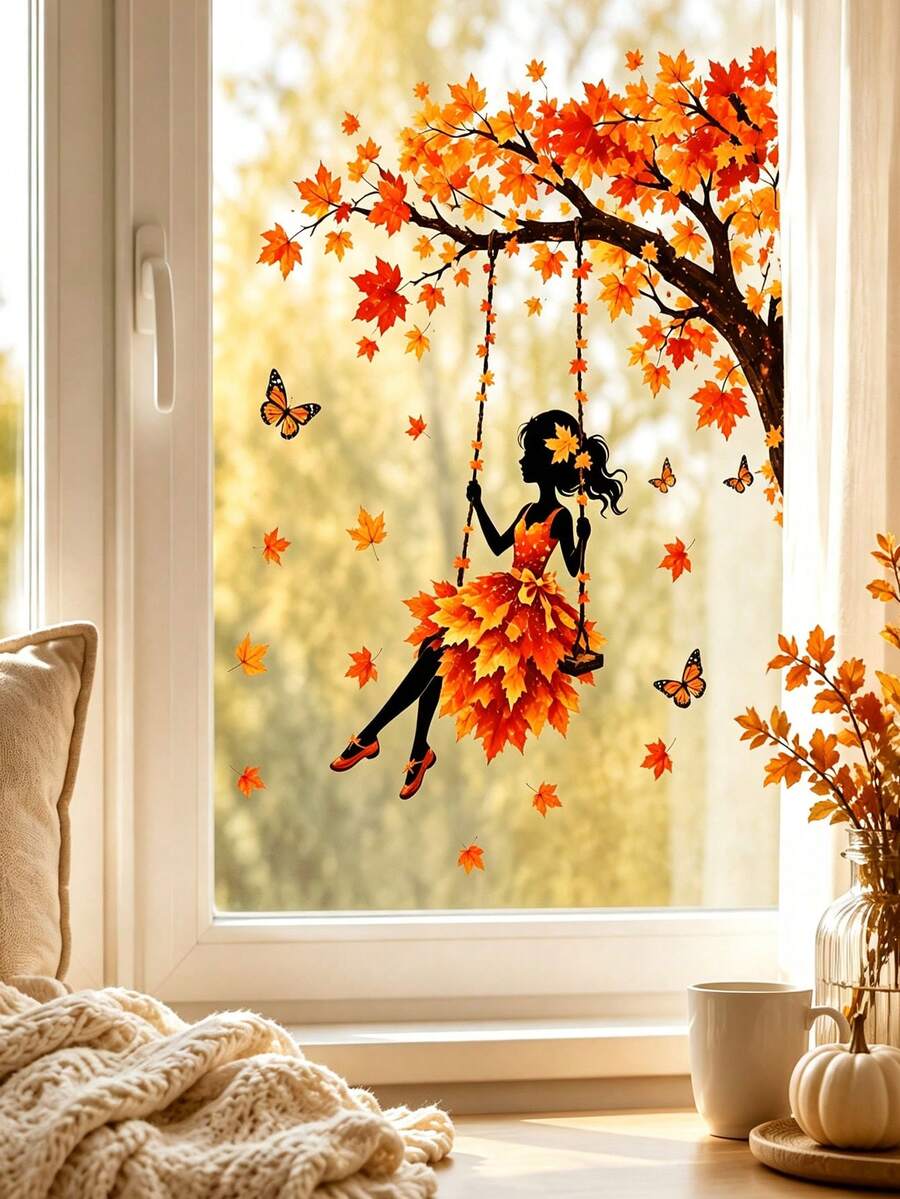 Christmas Nutcracker & Ballerina Window Clings - product view 45