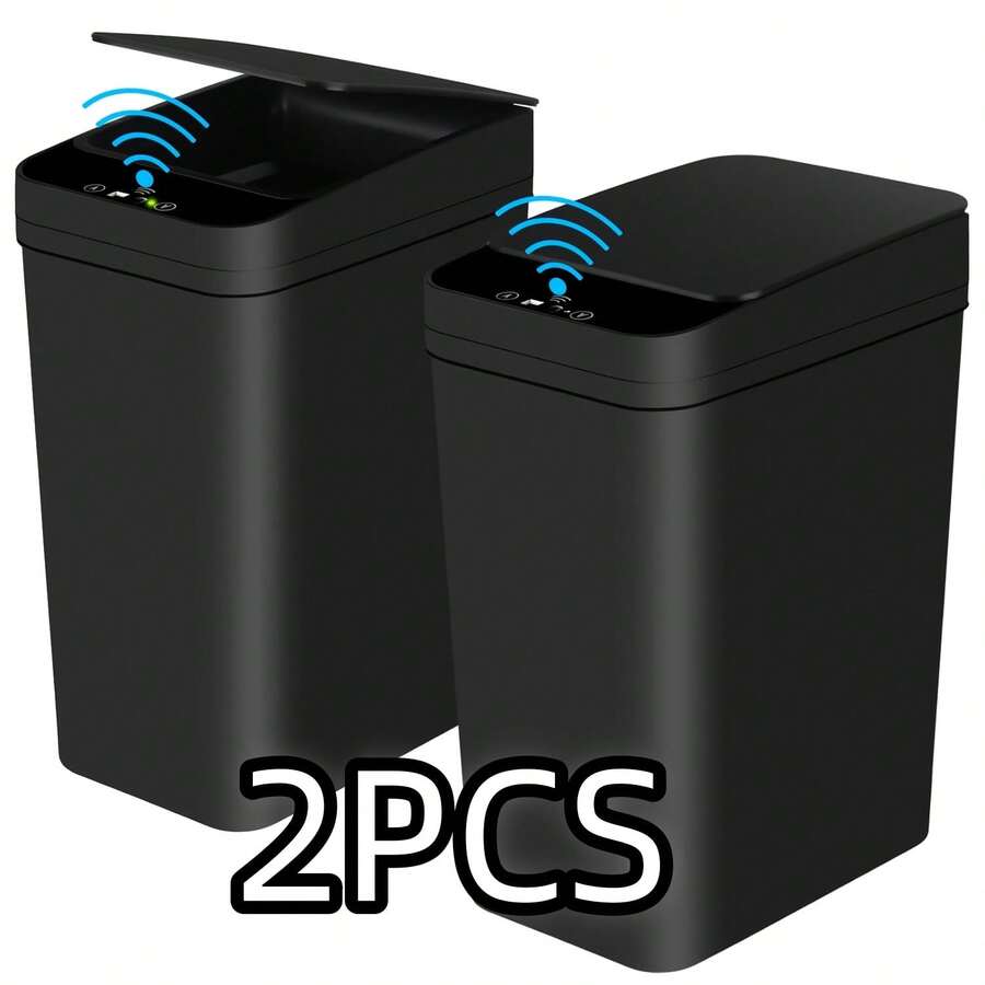 2.4-Gallon Touchless Motion Sensor Trash Can with Lid - product view 1