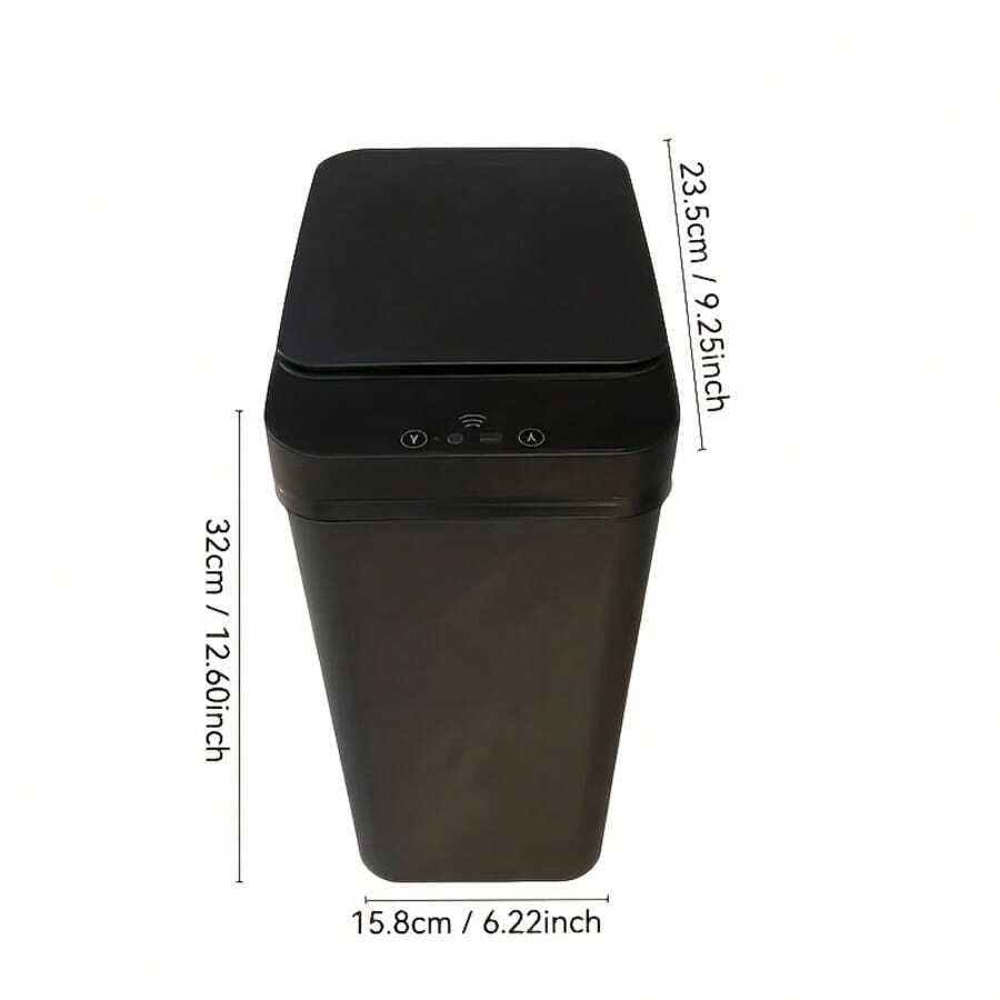 2.4-Gallon Touchless Motion Sensor Trash Can with Lid - product view 3