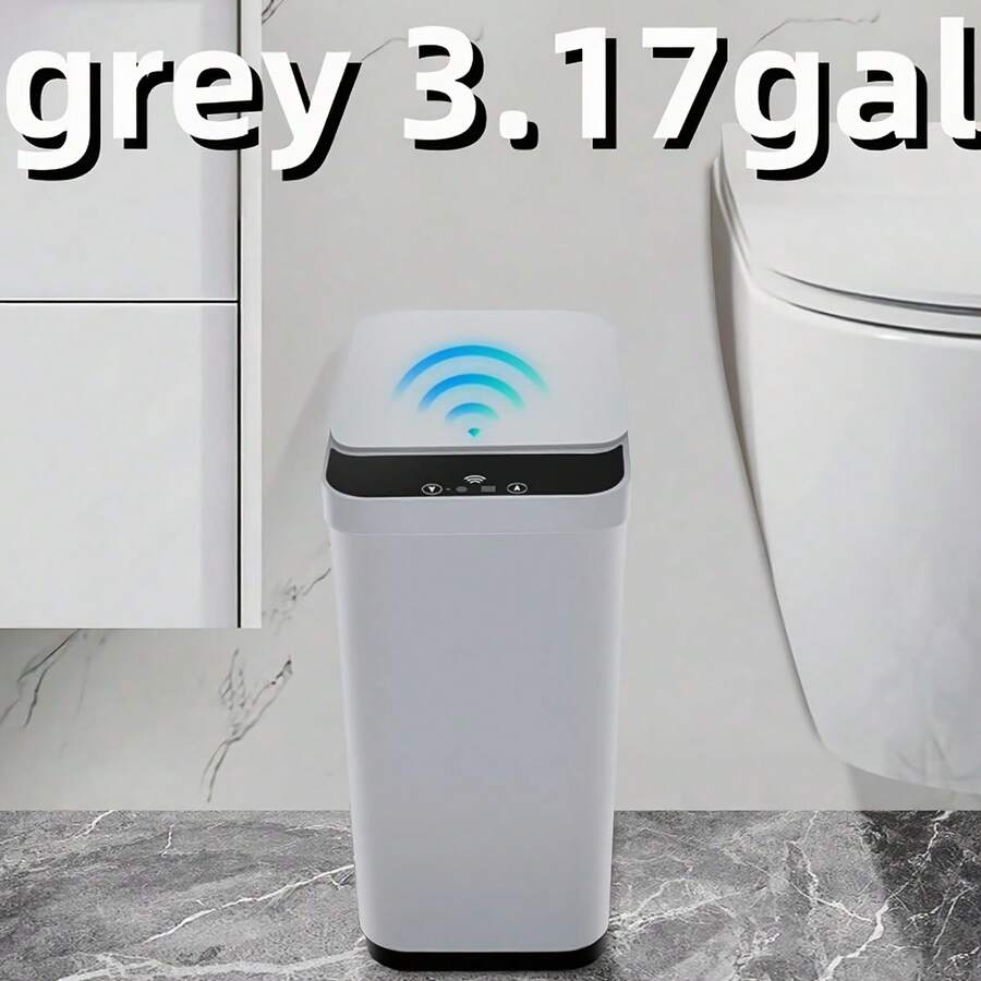 2.4-Gallon Touchless Motion Sensor Trash Can with Lid - product view 13