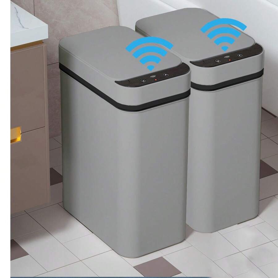 2.4-Gallon Touchless Motion Sensor Trash Can with Lid - product view 10