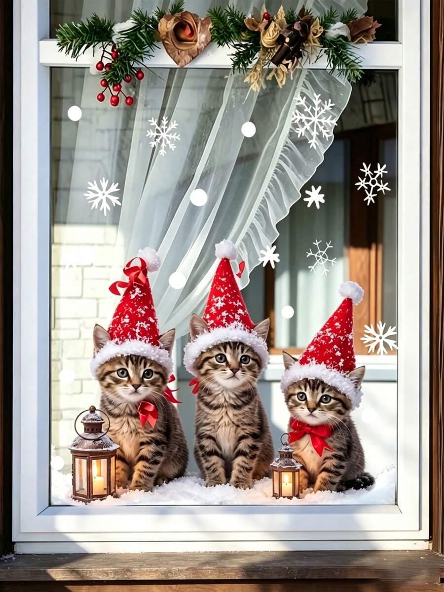 Christmas Nutcracker & Ballerina Window Clings - product view 67