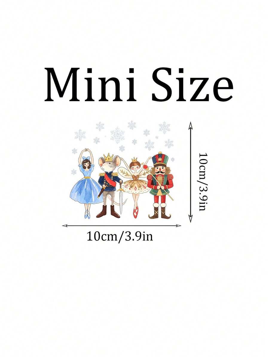 Christmas Nutcracker & Ballerina Window Clings - product view 63