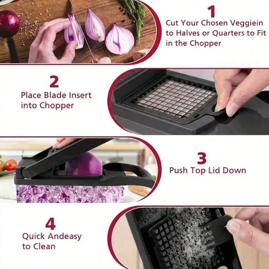 15-in-1 Vegetable Chopper & Kitchen Slicer - product view 4