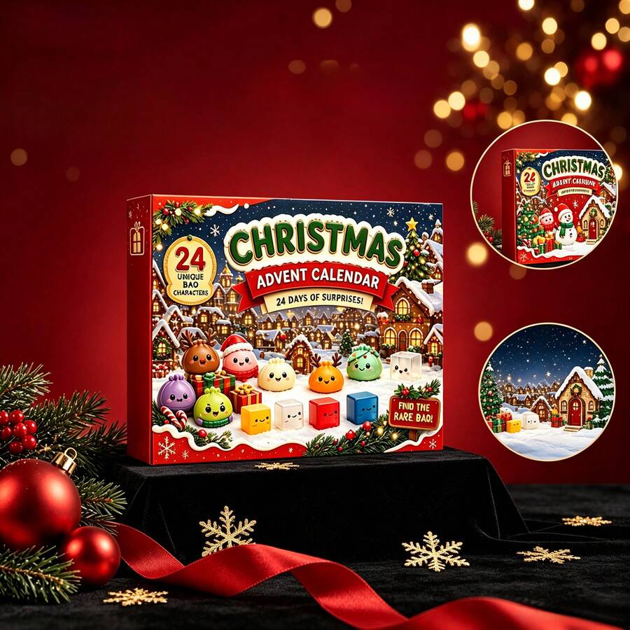 2026 Christmas Countdown Desktop Calendar - product view 5