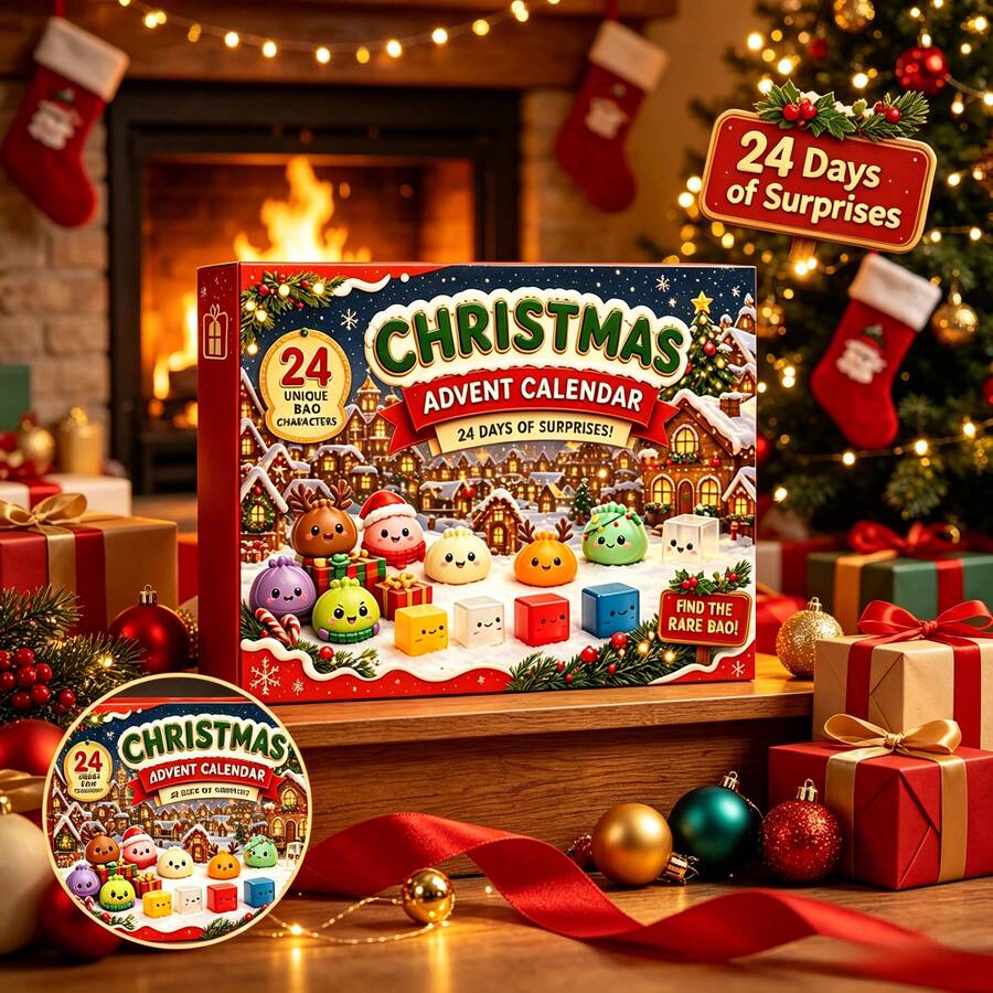 2026 Christmas Countdown Desktop Calendar - product view 3