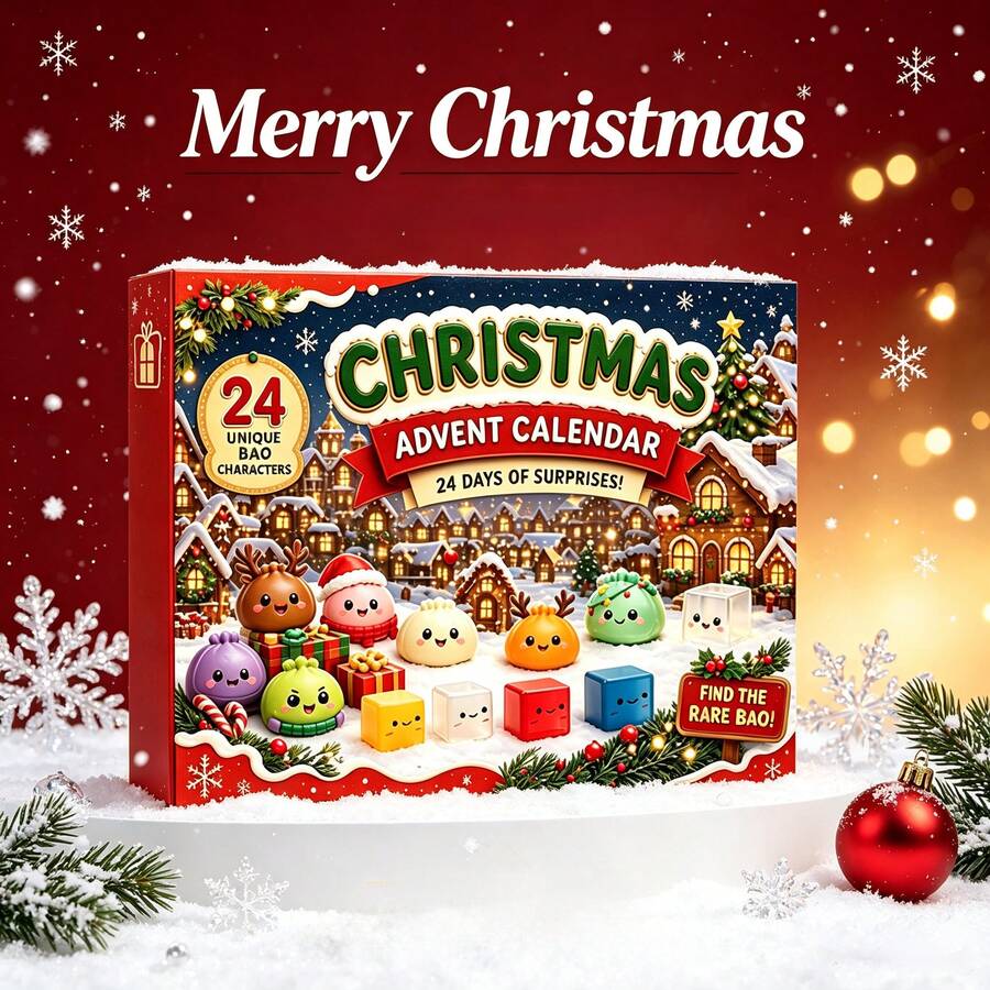 2026 Christmas Countdown Desktop Calendar - product view 6