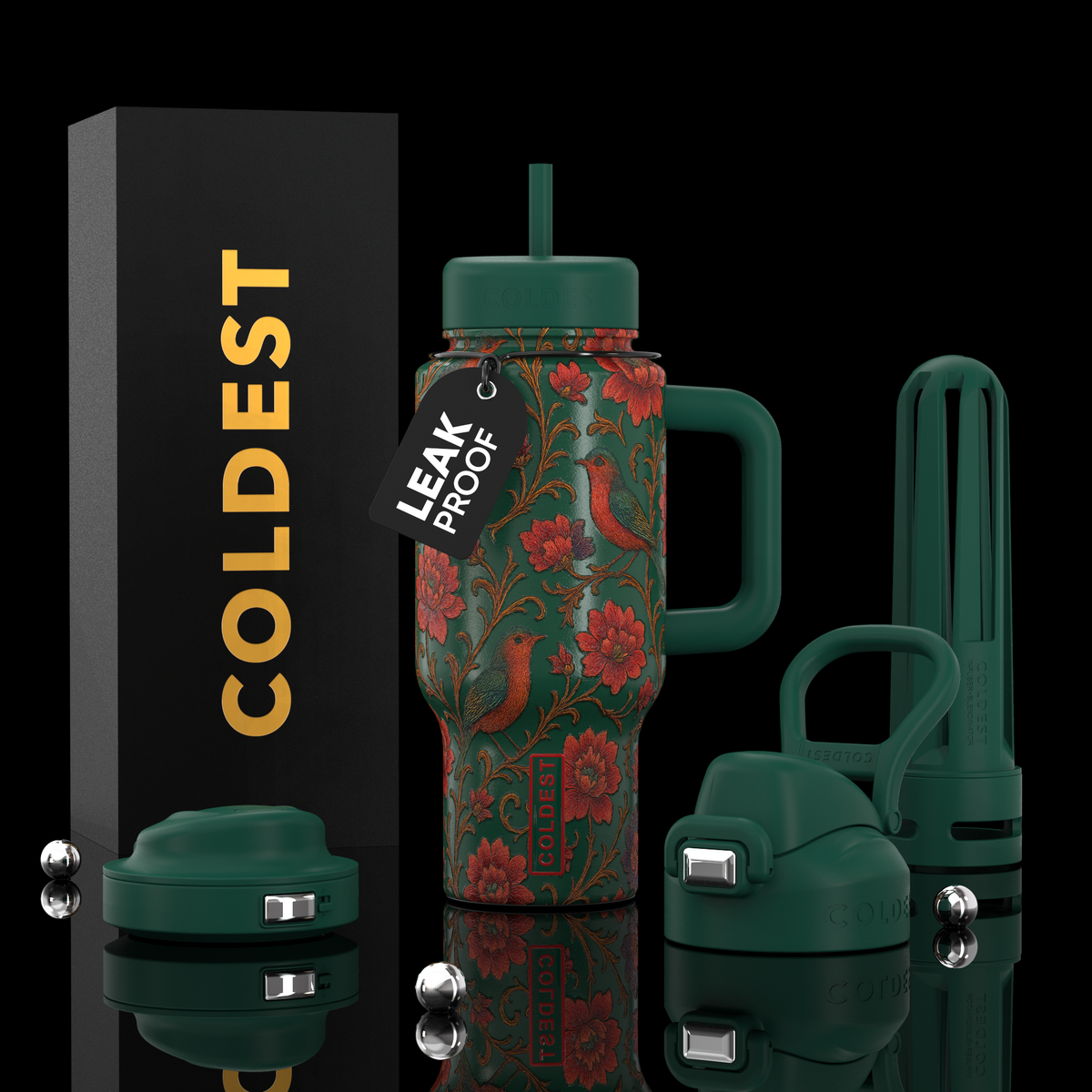 COLDEST 24oz Limitless Ultra v8 water bottle – featured design product photo