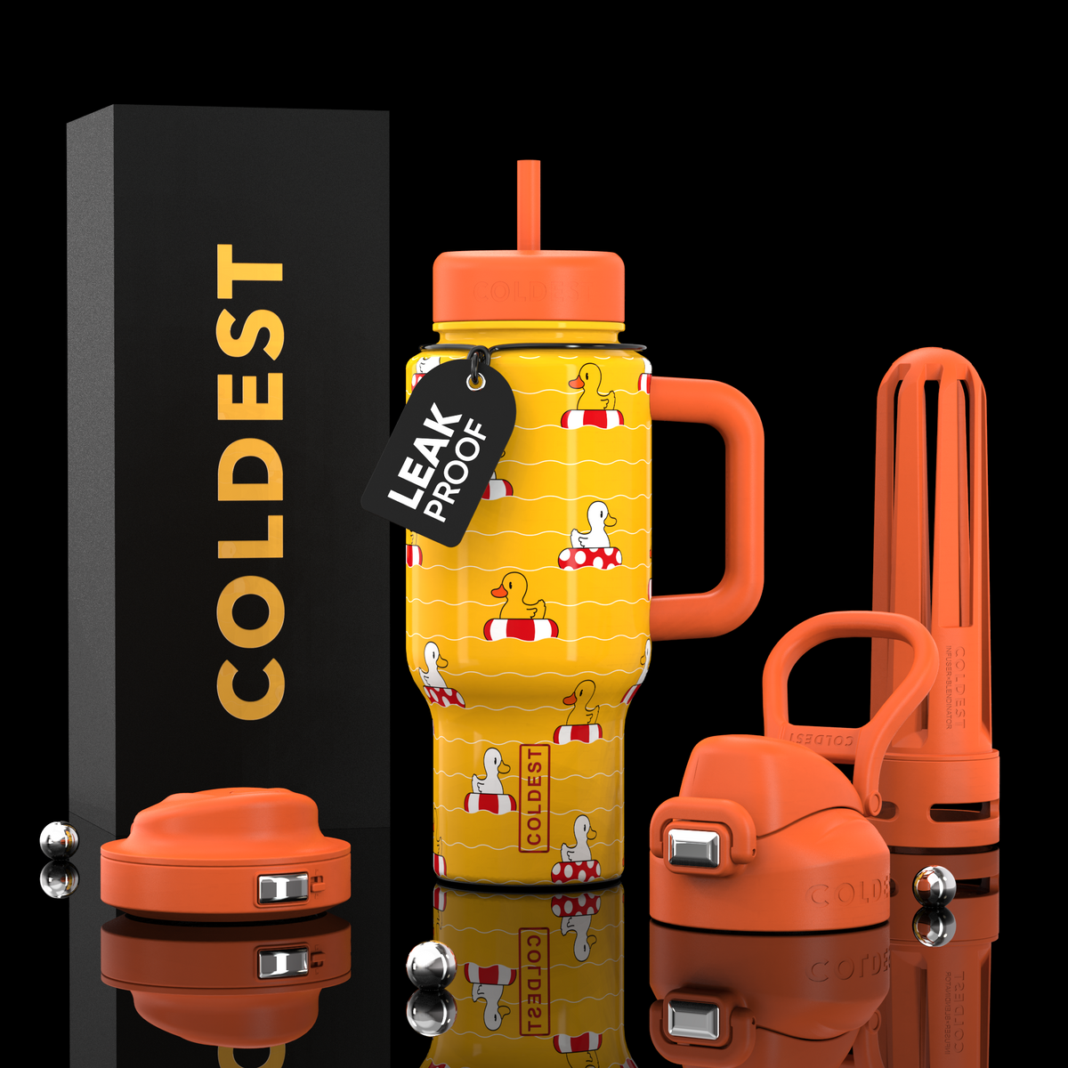 COLDEST 24oz Limitless Ultra v8 water bottle – featured design product photo