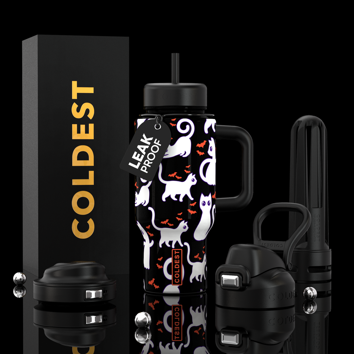 COLDEST 24oz Limitless Ultra v8 water bottle – featured design product photo