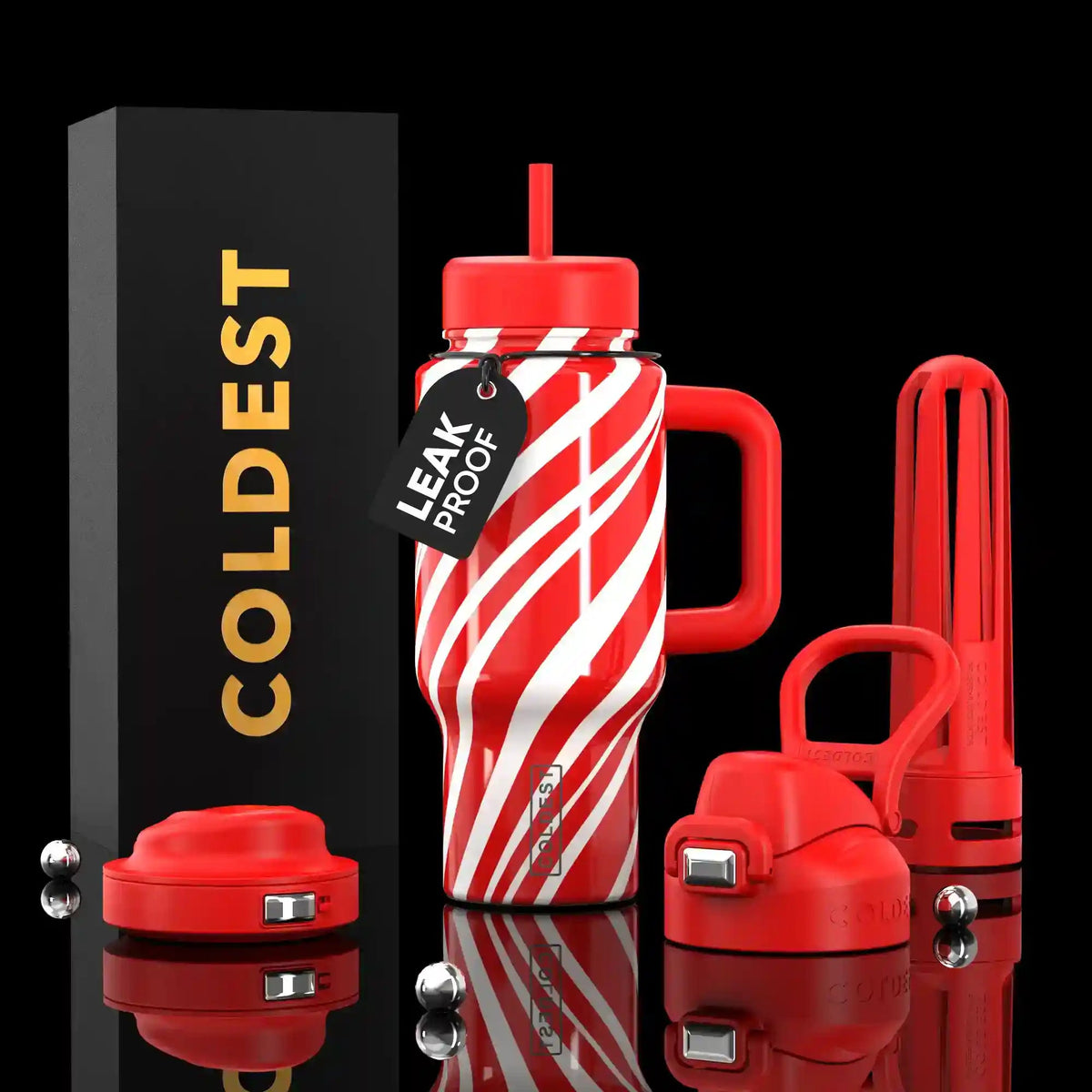 COLDEST 24oz Limitless Ultra v8 water bottle – featured design product photo
