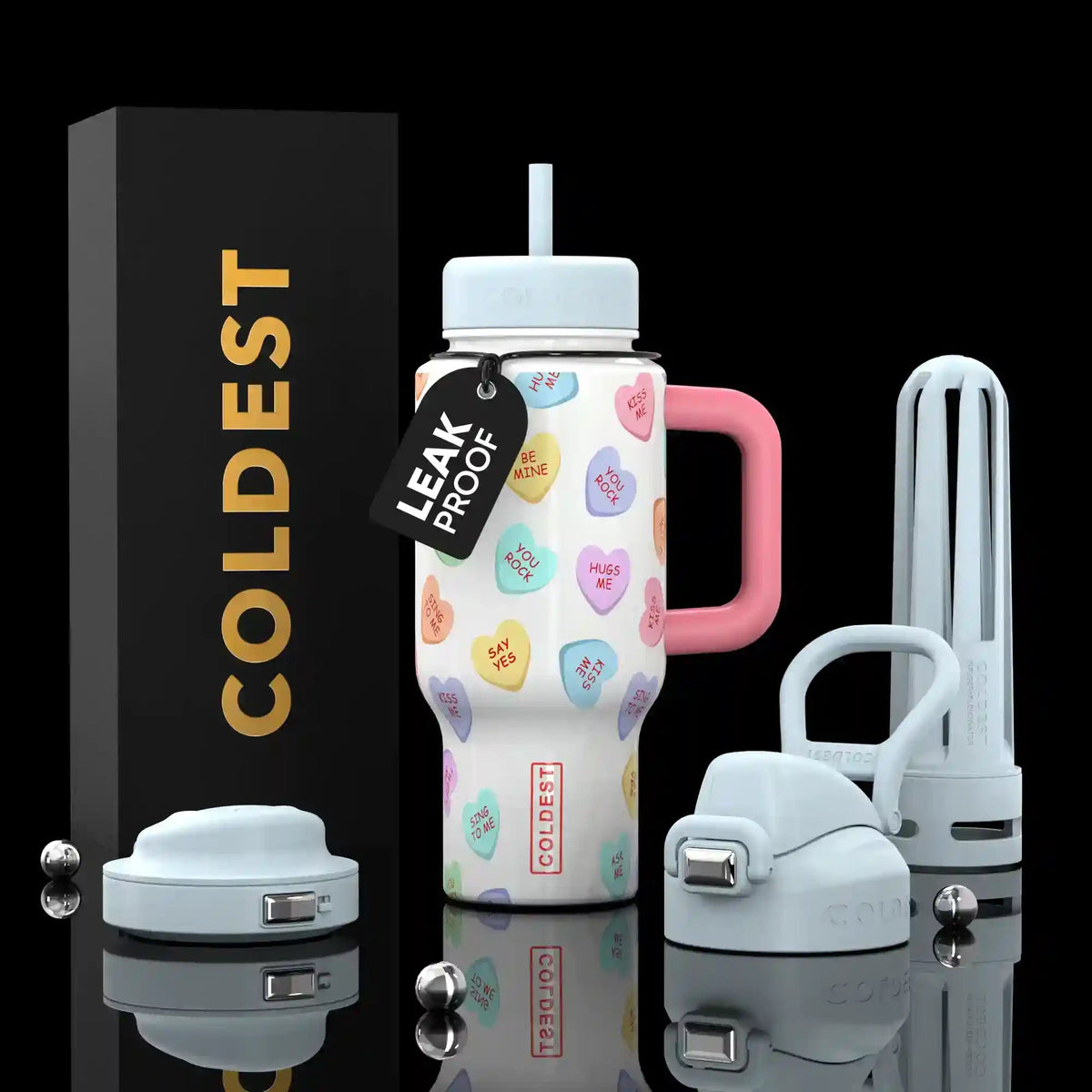 COLDEST 24oz Limitless Ultra v8 water bottle – featured design product photo