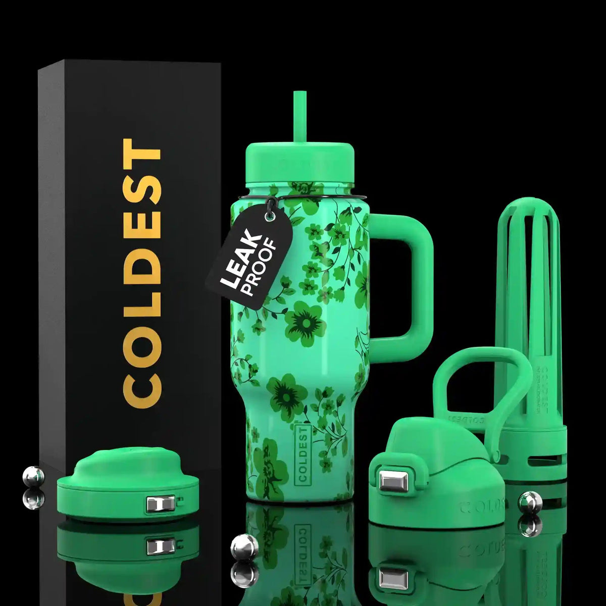 COLDEST 24oz Limitless Ultra v8 water bottle – featured design product photo