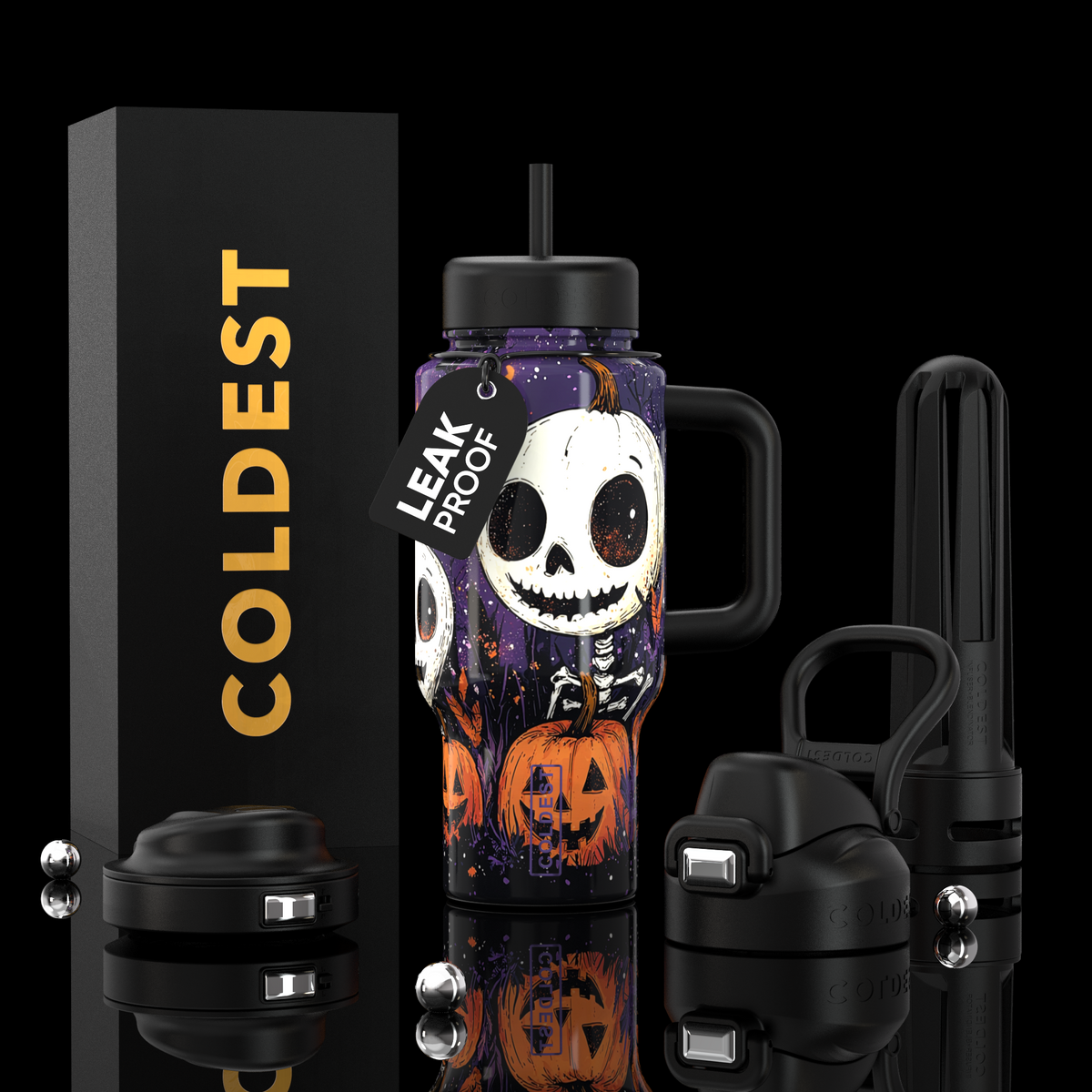 COLDEST 24oz Limitless Ultra v8 water bottle – featured design product photo