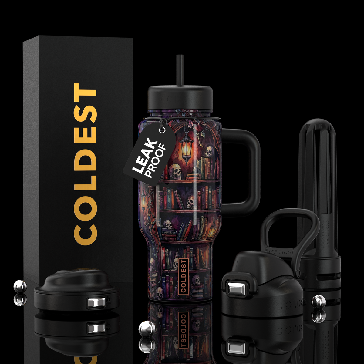 COLDEST 24oz Limitless Ultra v8 water bottle – Dying To Read design