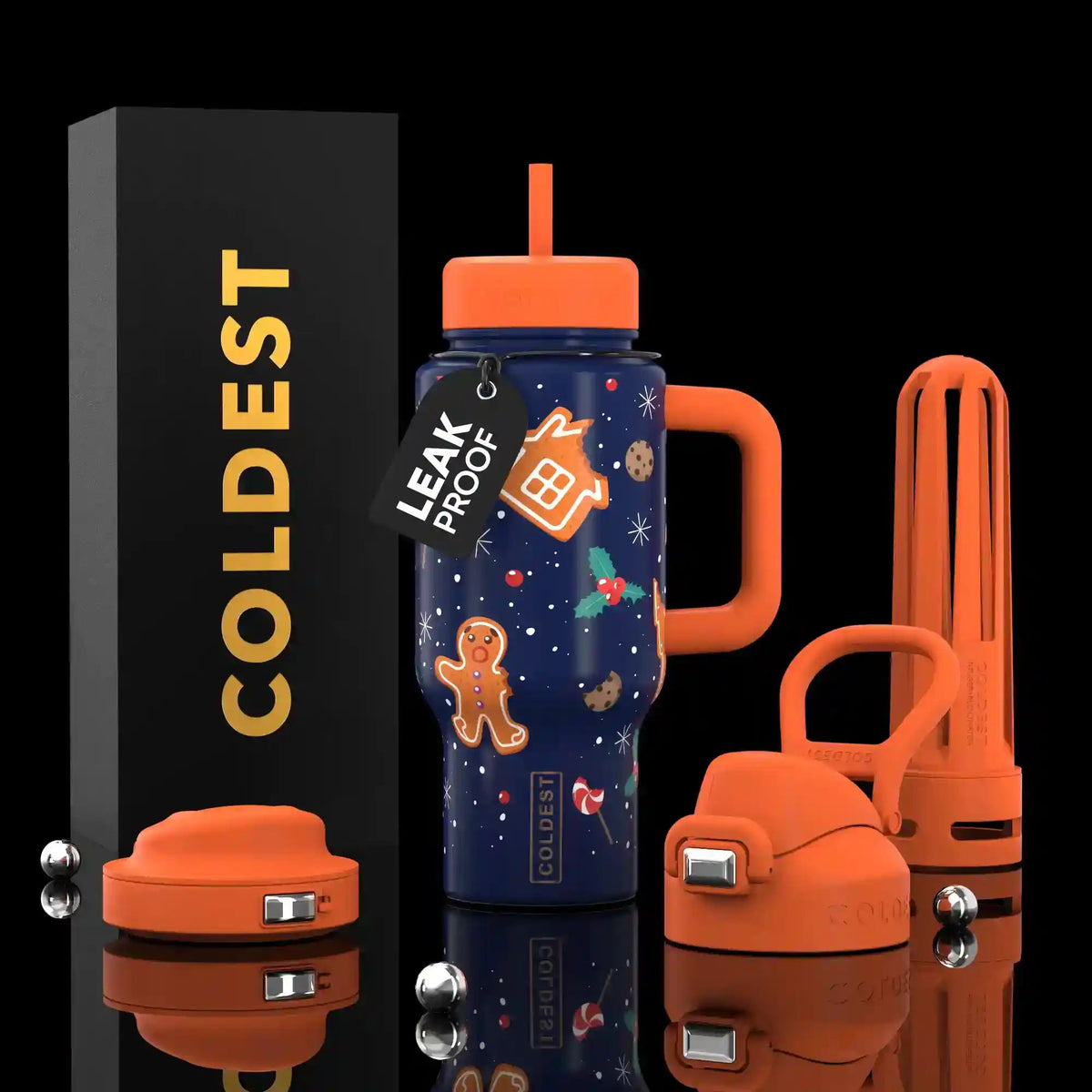 COLDEST 24oz Limitless Ultra v8 water bottle – featured design product photo
