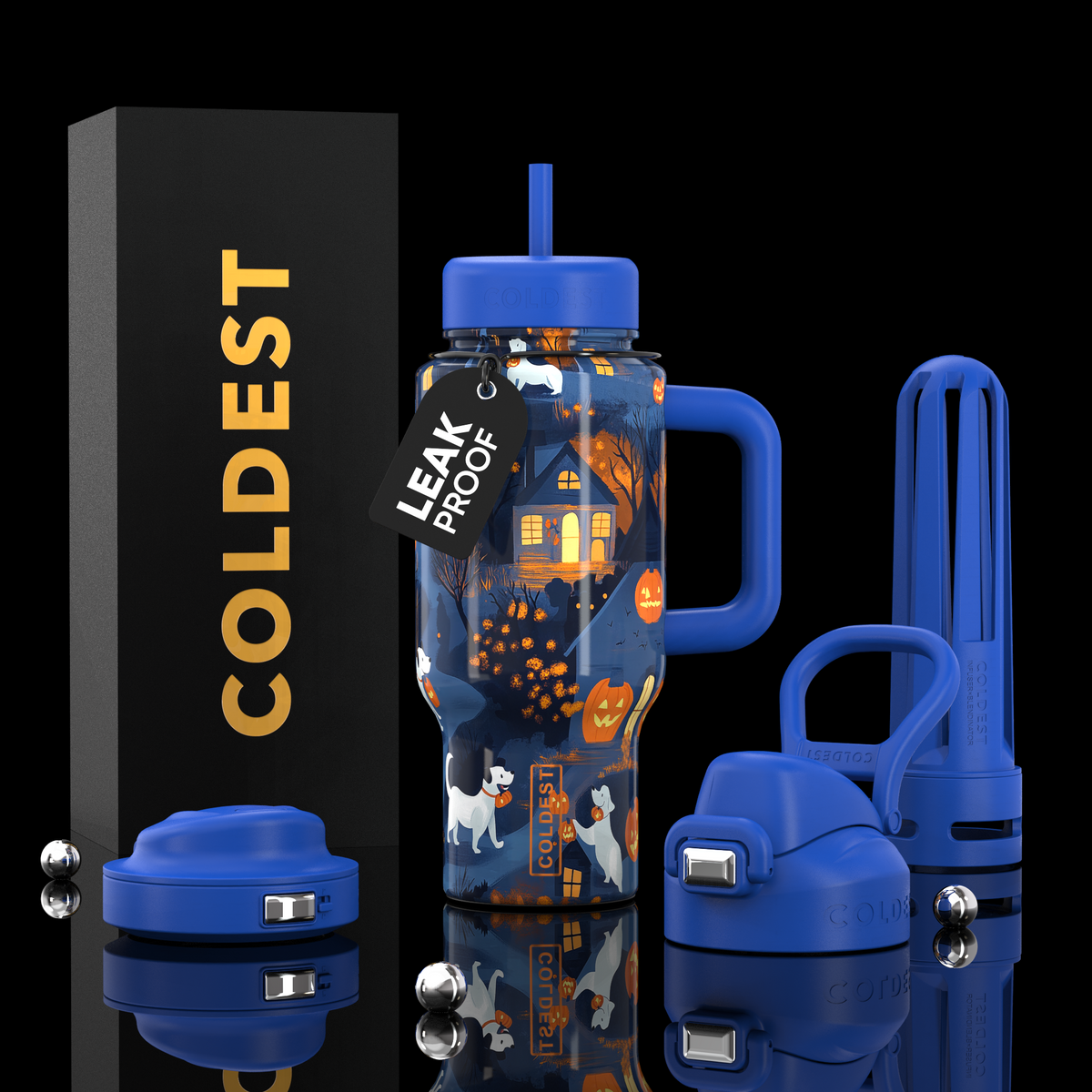 COLDEST 24oz Limitless Ultra v8 water bottle – Paw or Treat design