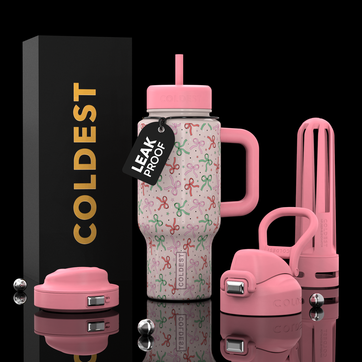 COLDEST 24oz Limitless Ultra v8 water bottle – featured design product photo