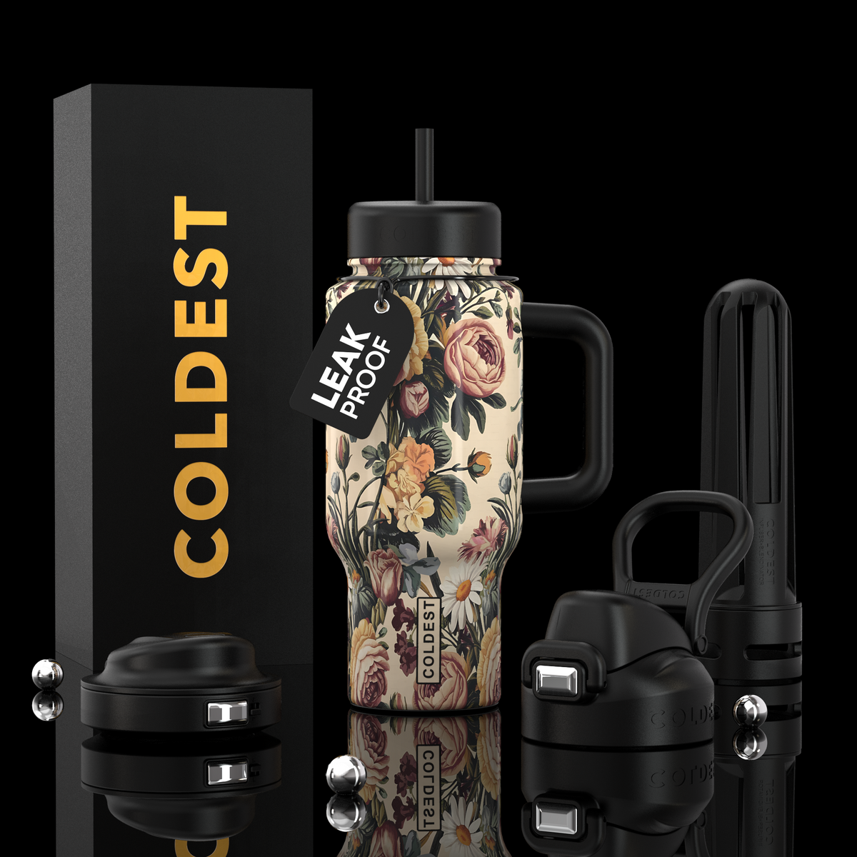COLDEST 24oz Limitless Ultra v8 water bottle – featured design product photo
