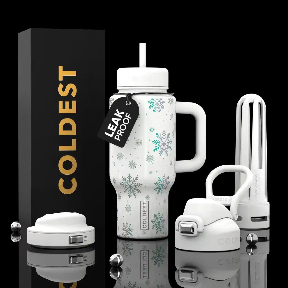 COLDEST 24oz Limitless Ultra v8 water bottle – featured design product photo