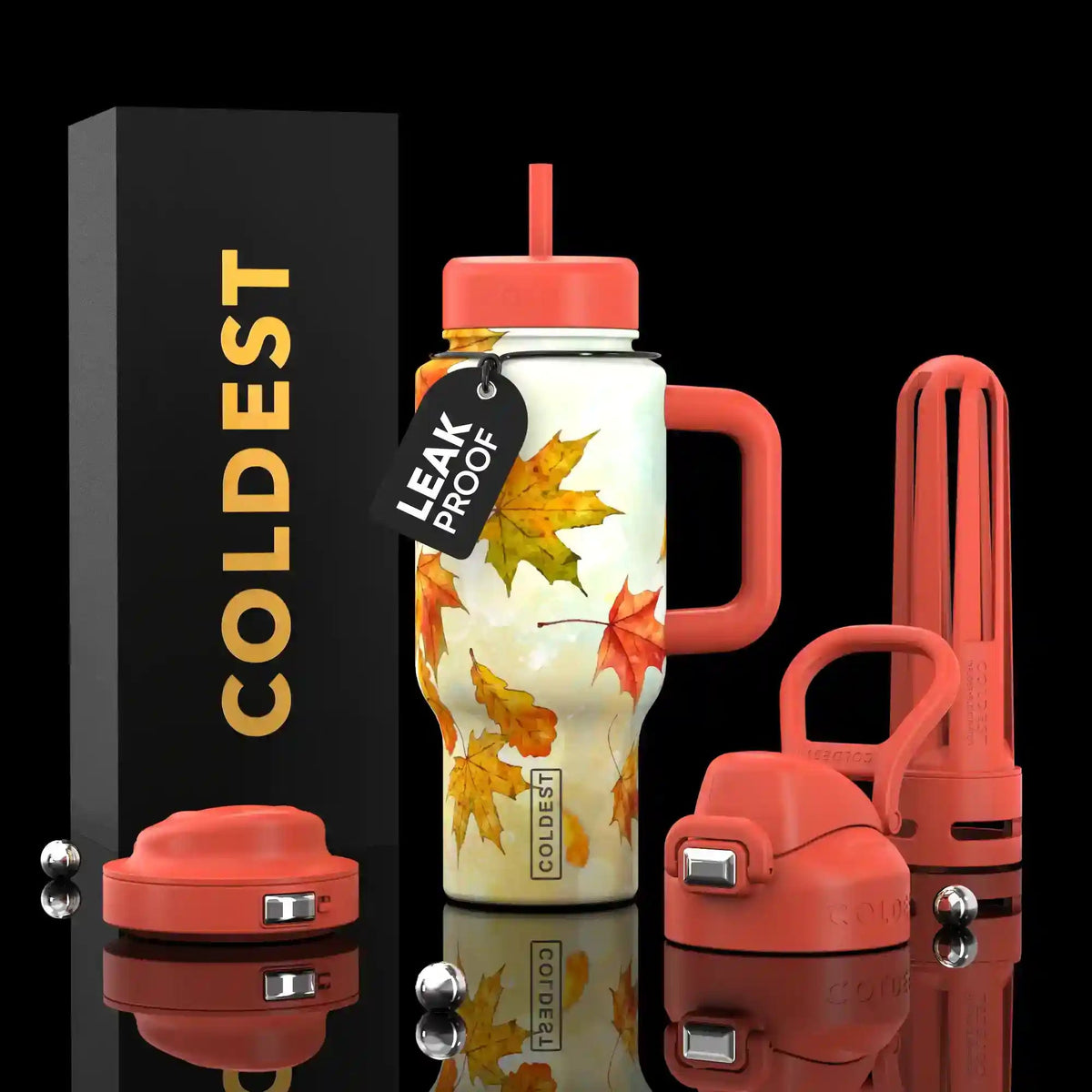 COLDEST 24oz Limitless Ultra v8 water bottle – featured design product photo