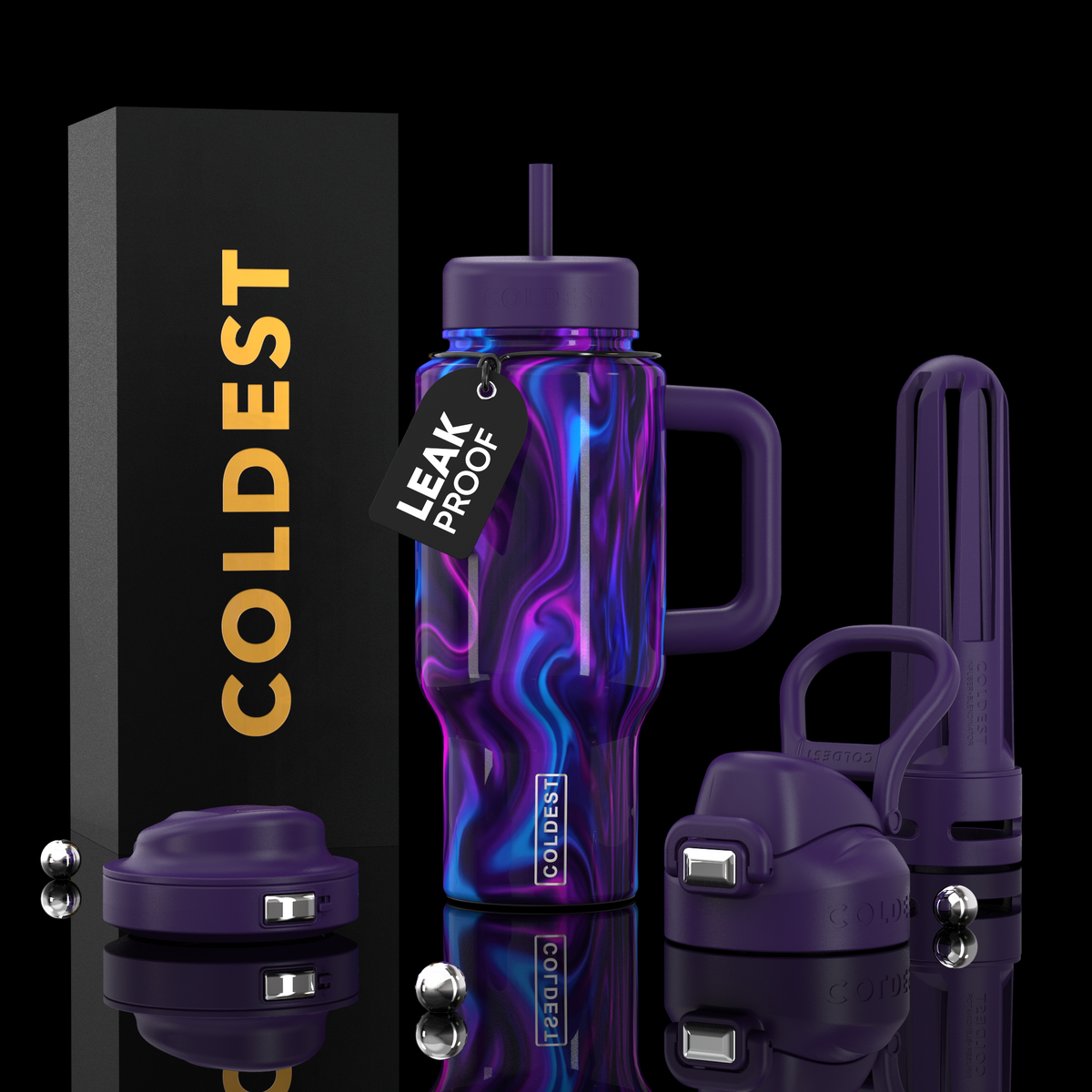 COLDEST 24oz Limitless Ultra v8 water bottle – Taste This Potion design