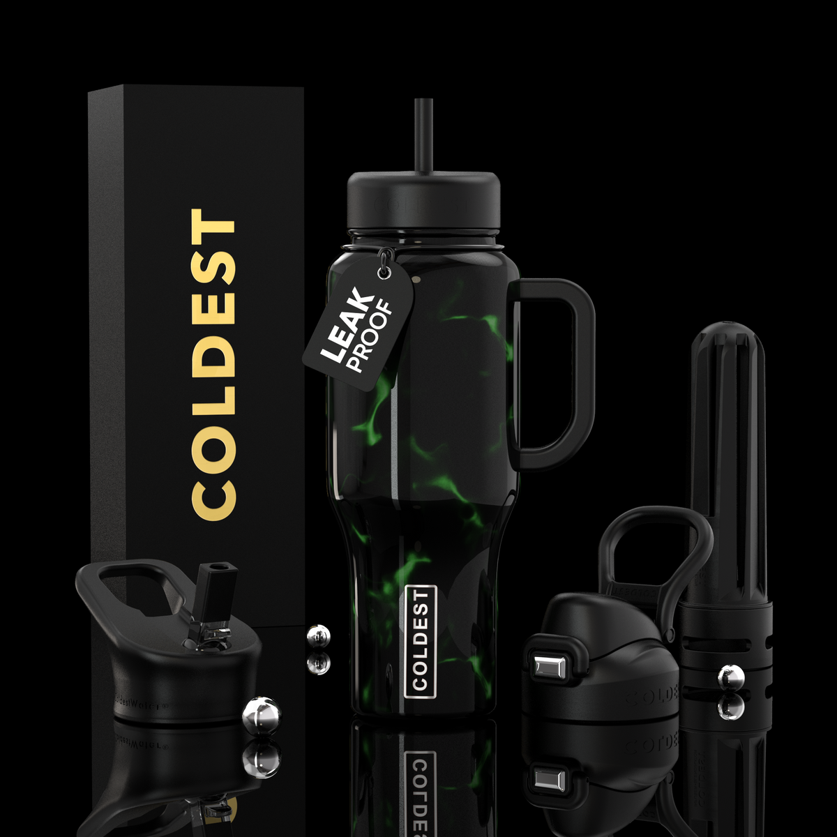 COLDEST 36oz Limitless Ultra v8 water bottle – Enchanted Opal design